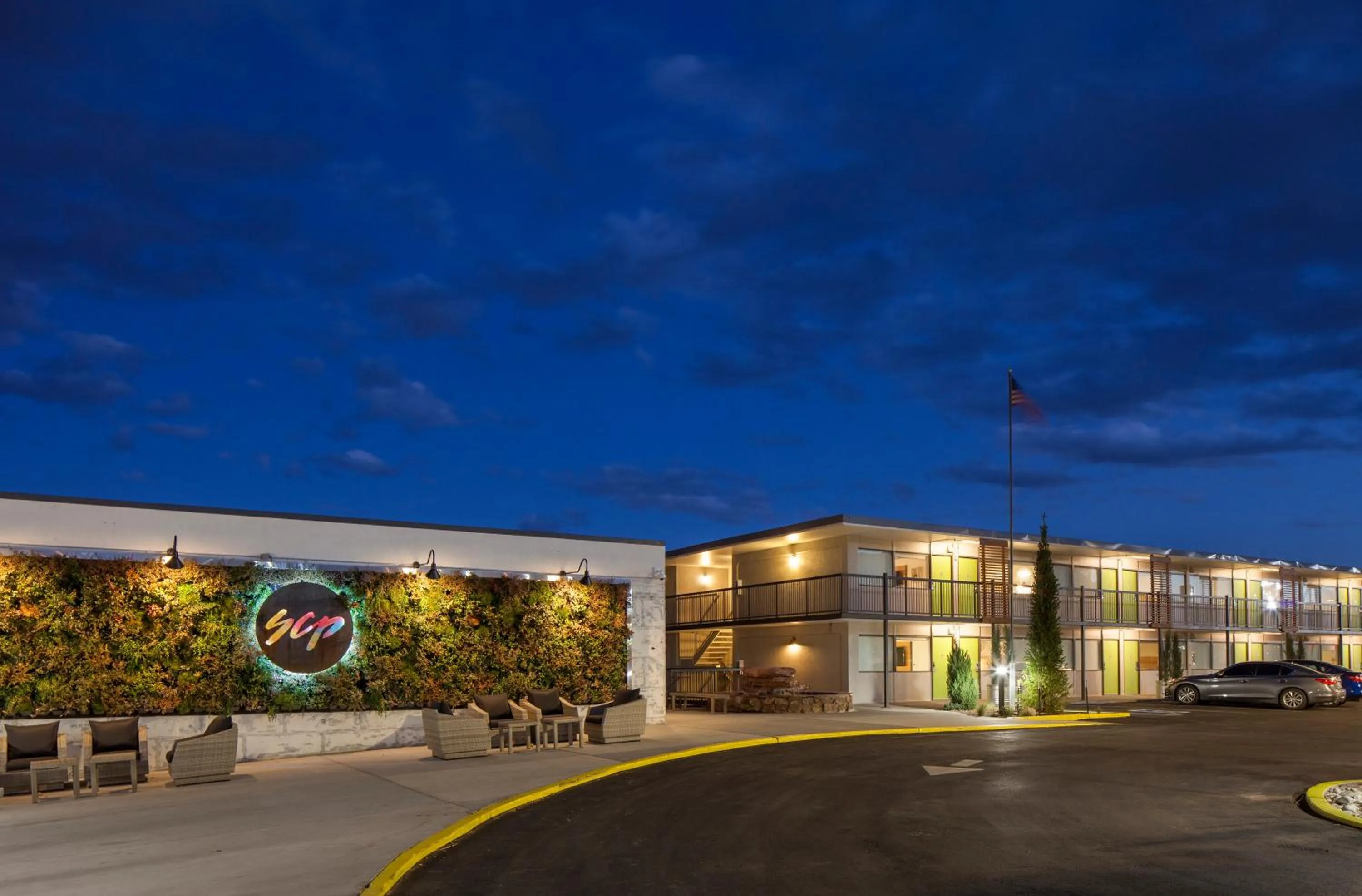 Property building in SCP Colorado Springs Hotel