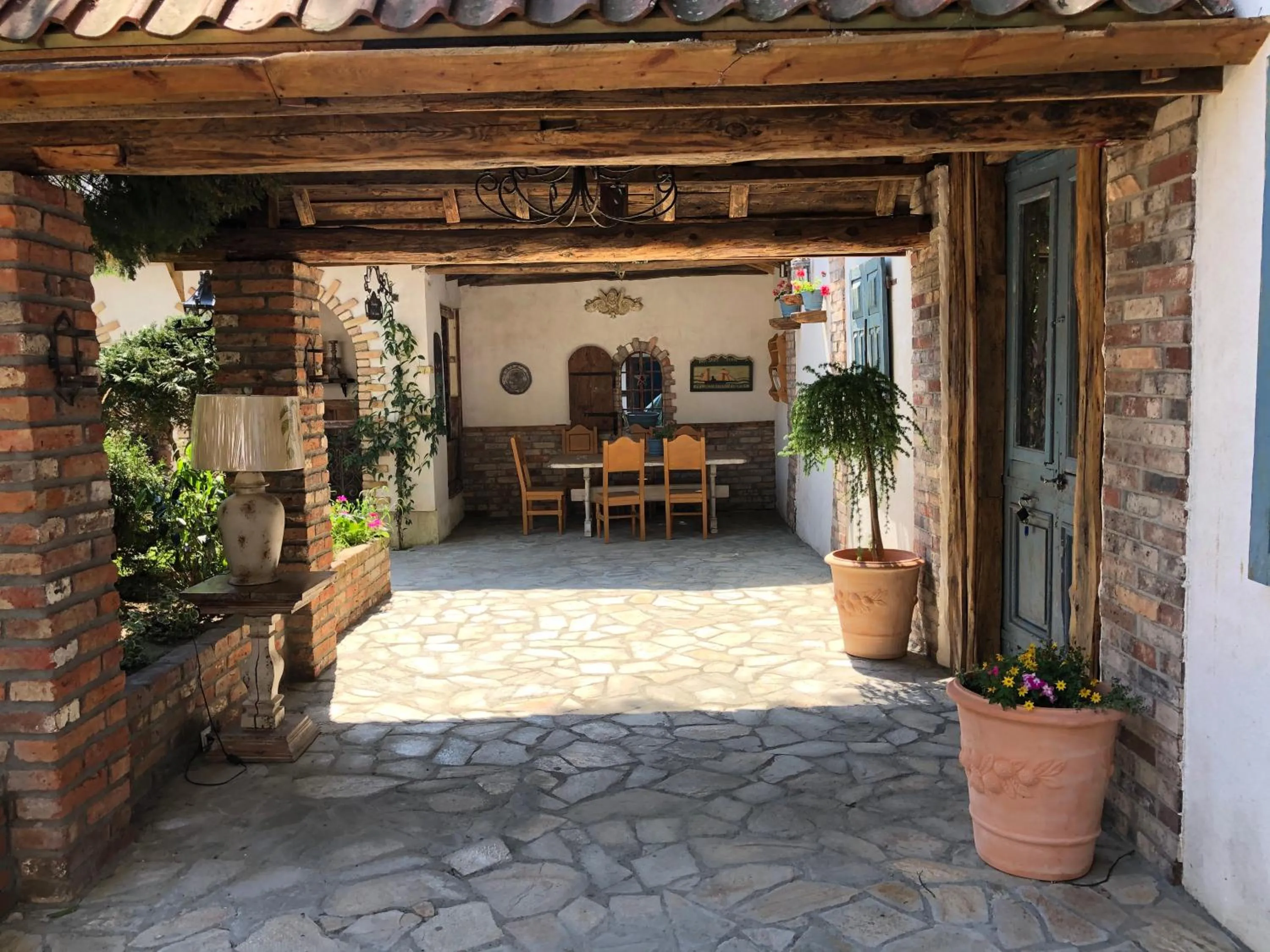 Patio in Paul's Fantasia Boutique Suites
