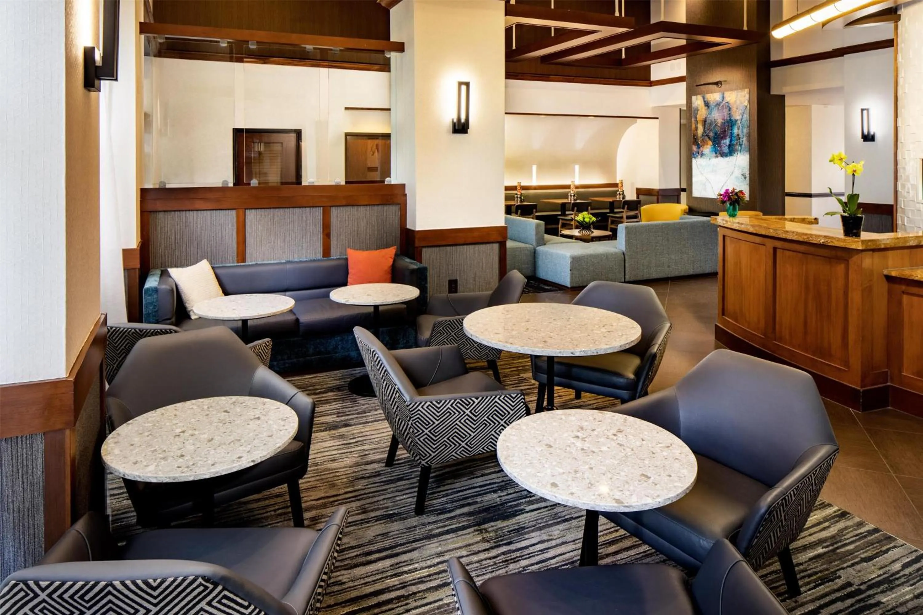Lobby or reception in Hyatt Place Charlotte Arrowood