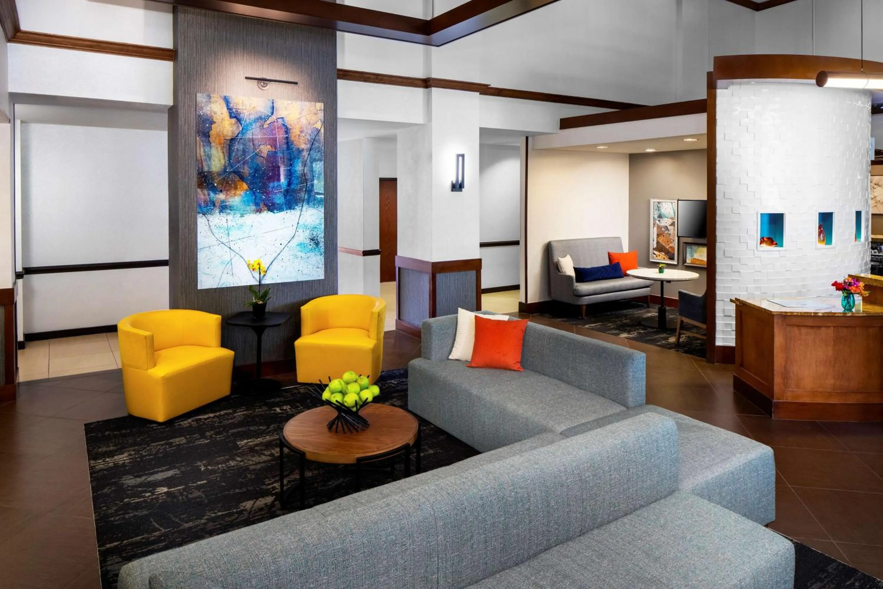Lobby or reception in Hyatt Place Charlotte Arrowood