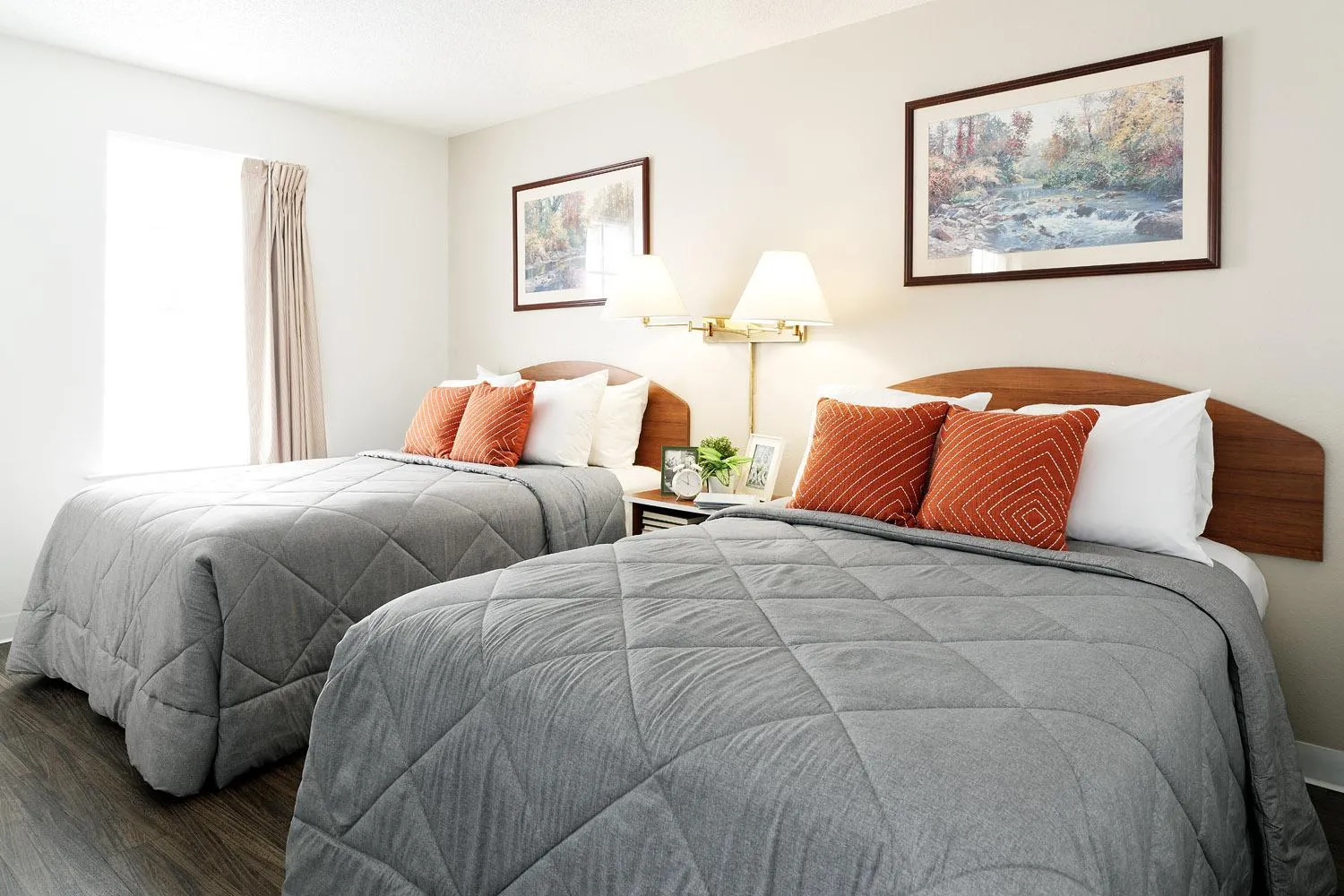 Bed in InTown Suites Extended Stay Houston TX - Westchase