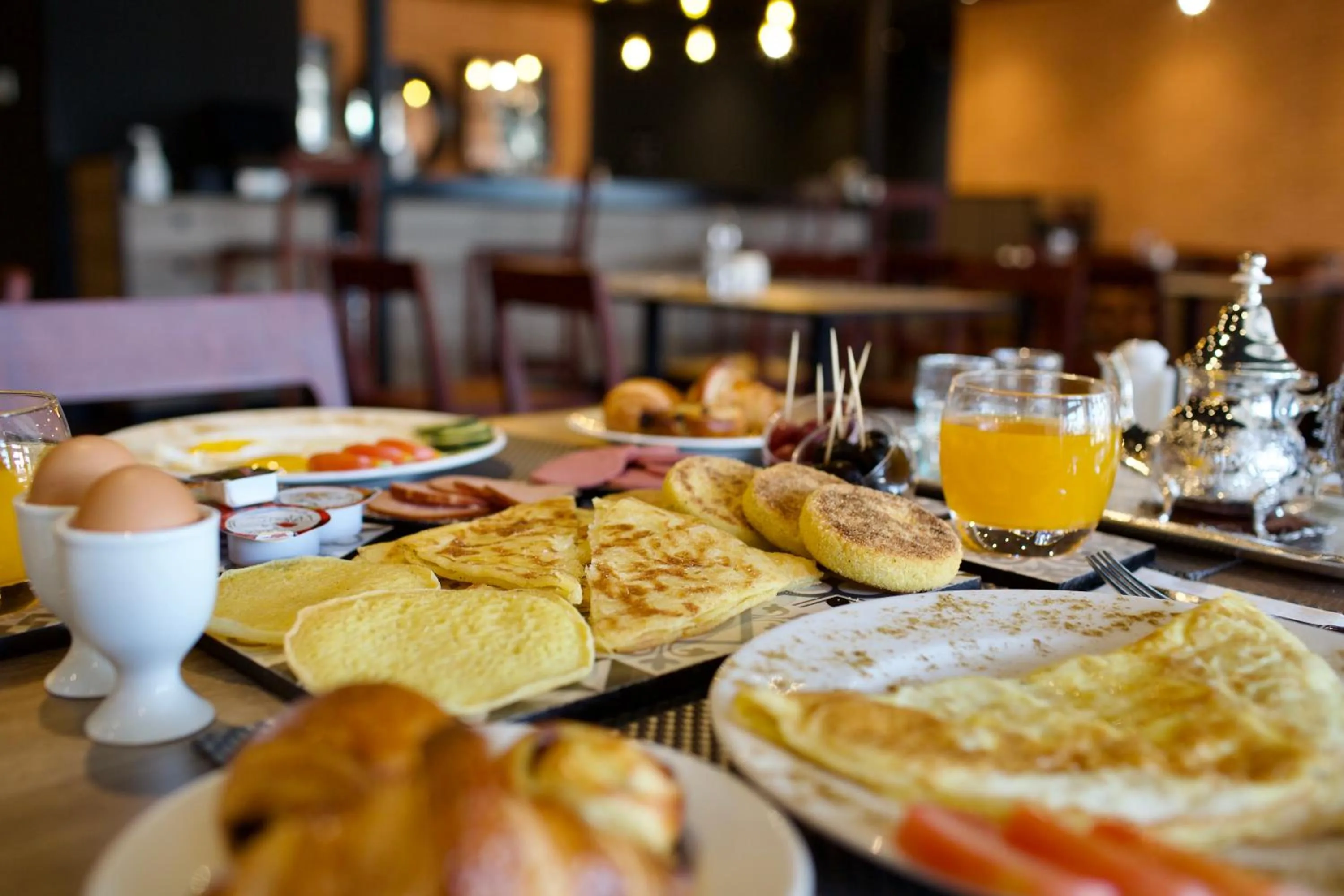 Continental breakfast in ONOMO Hotel Tanger Med