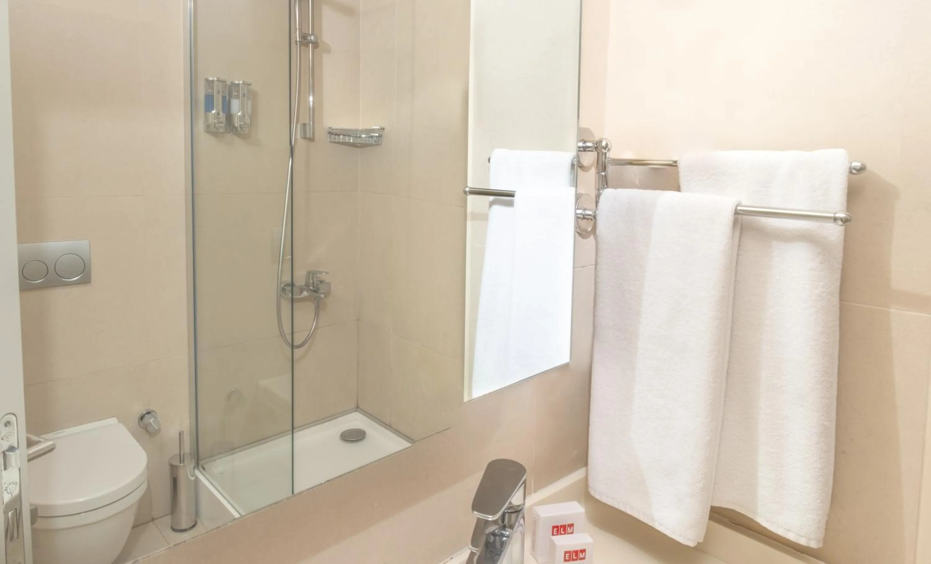 Shower in Elm Suite Hotel