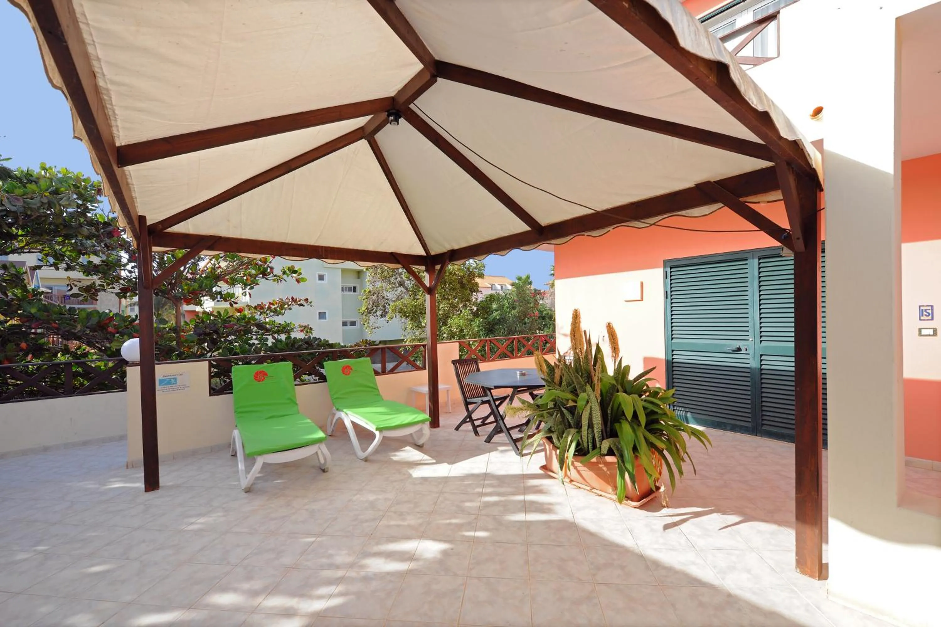 Patio in Nautilus Aparthotel