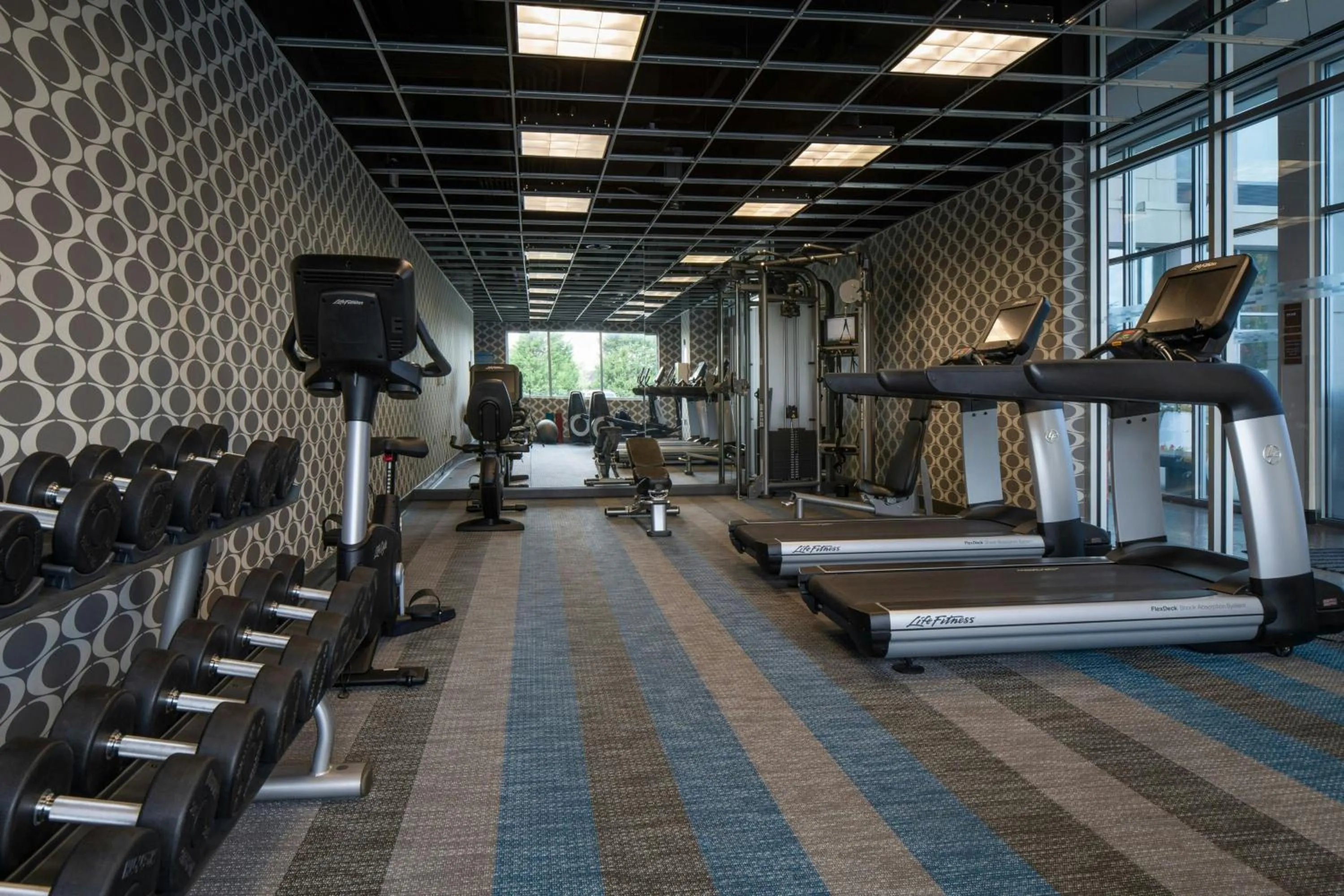 Fitness centre/facilities in Aloft Hotel Rogers Bentonville