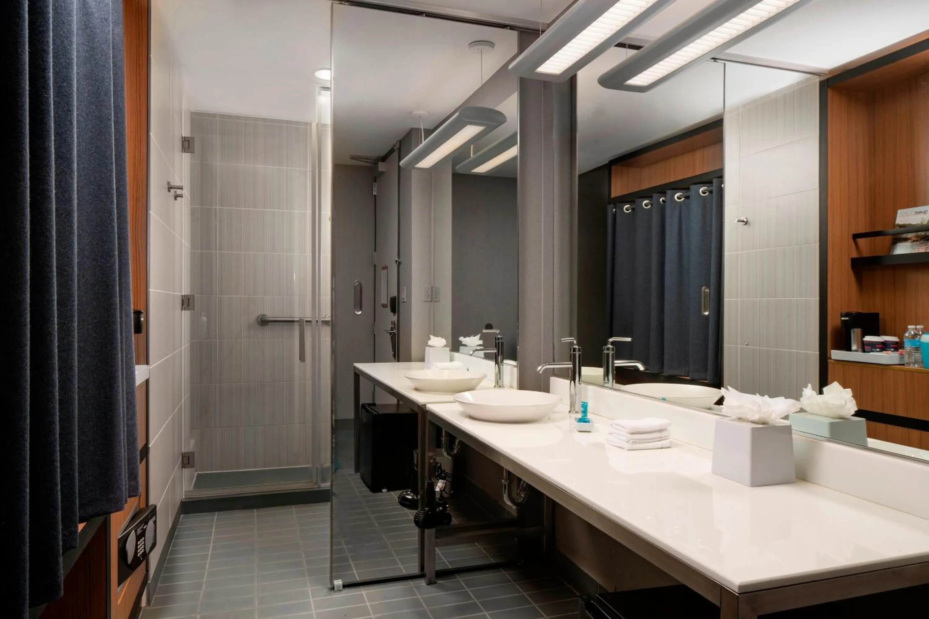 Bathroom in Aloft Hotel Rogers Bentonville