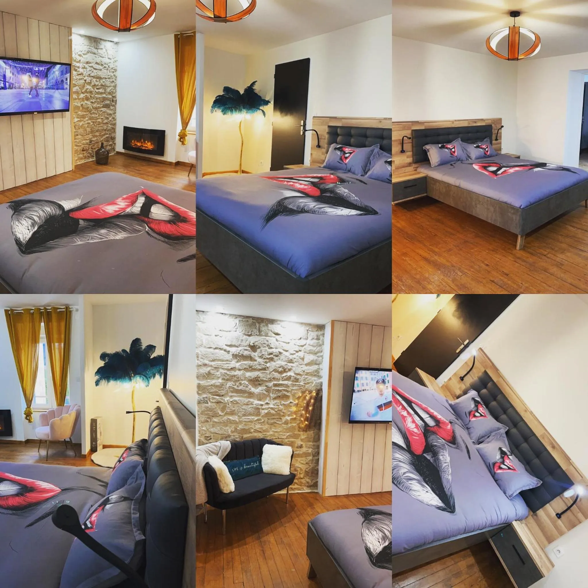 Bed in MANOIR AUX trois charmes