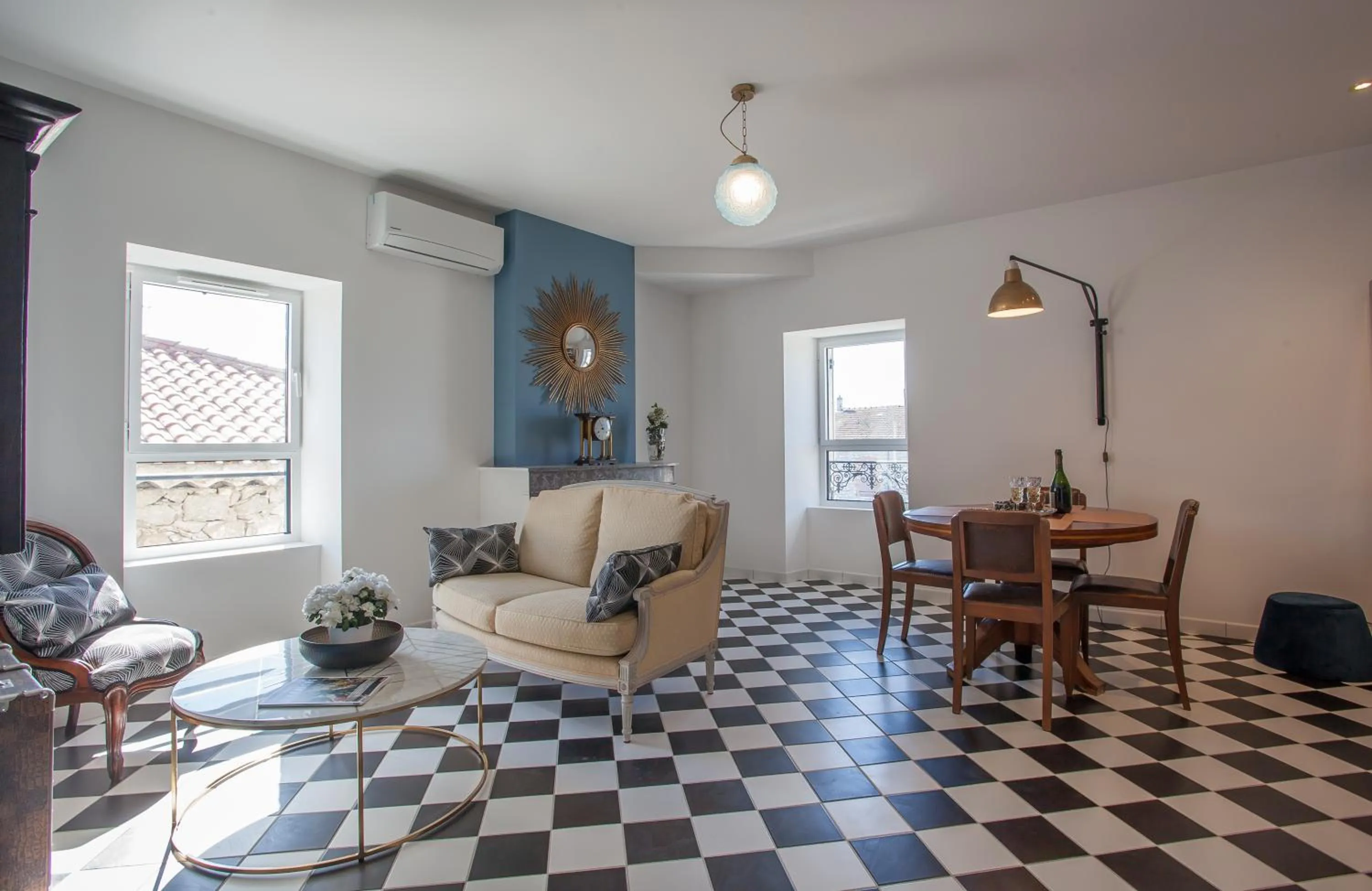 Living room in Clos Olivier de Serres