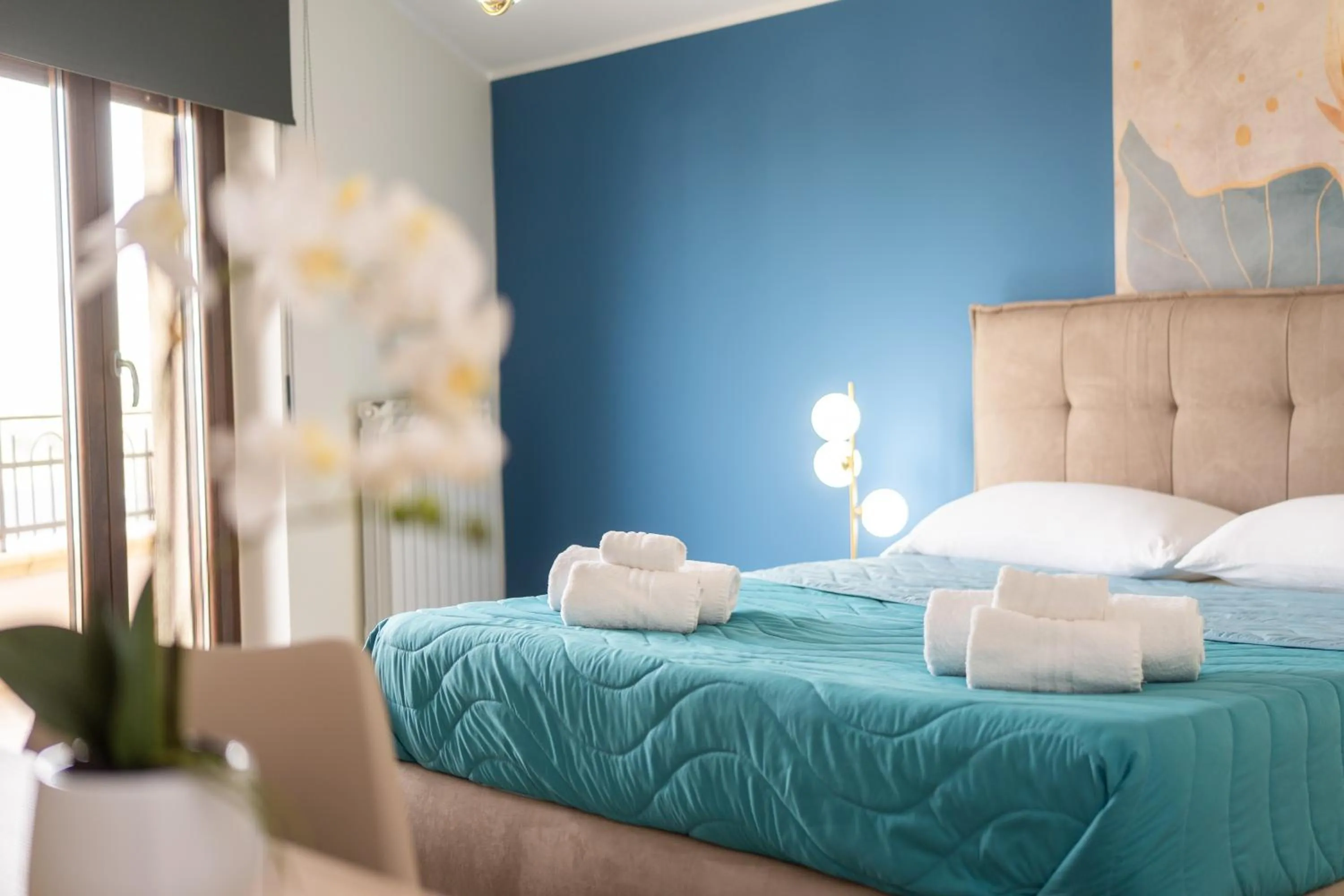 Bed in B&B Golden House & spa