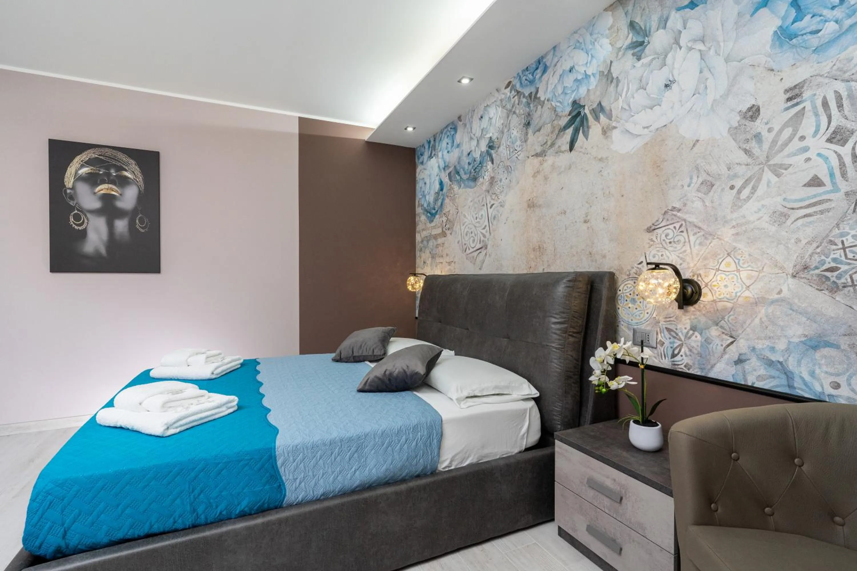 Bed in B&B Golden House & spa