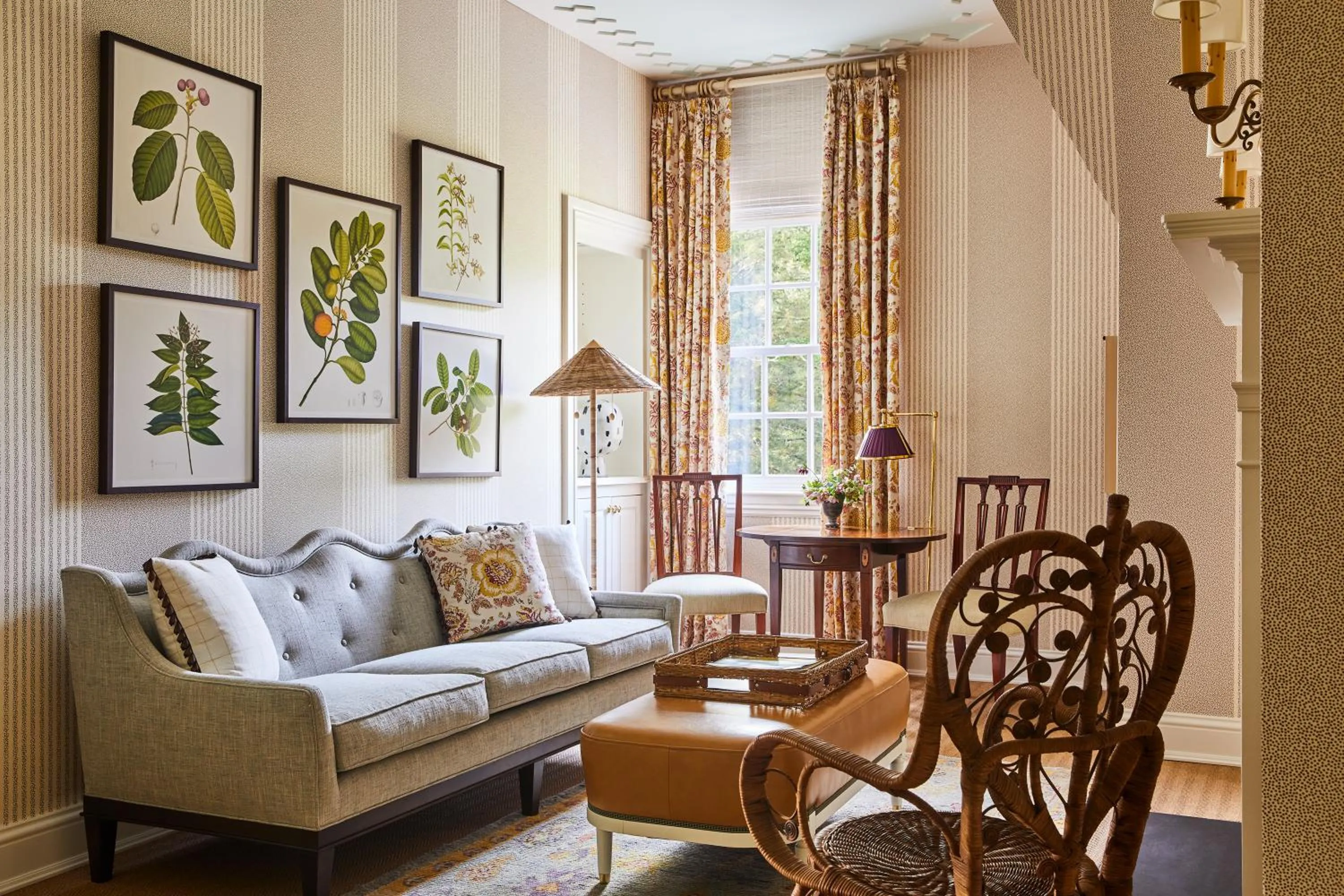 Seating area in The Mayflower Inn & Spa, Auberge Collection