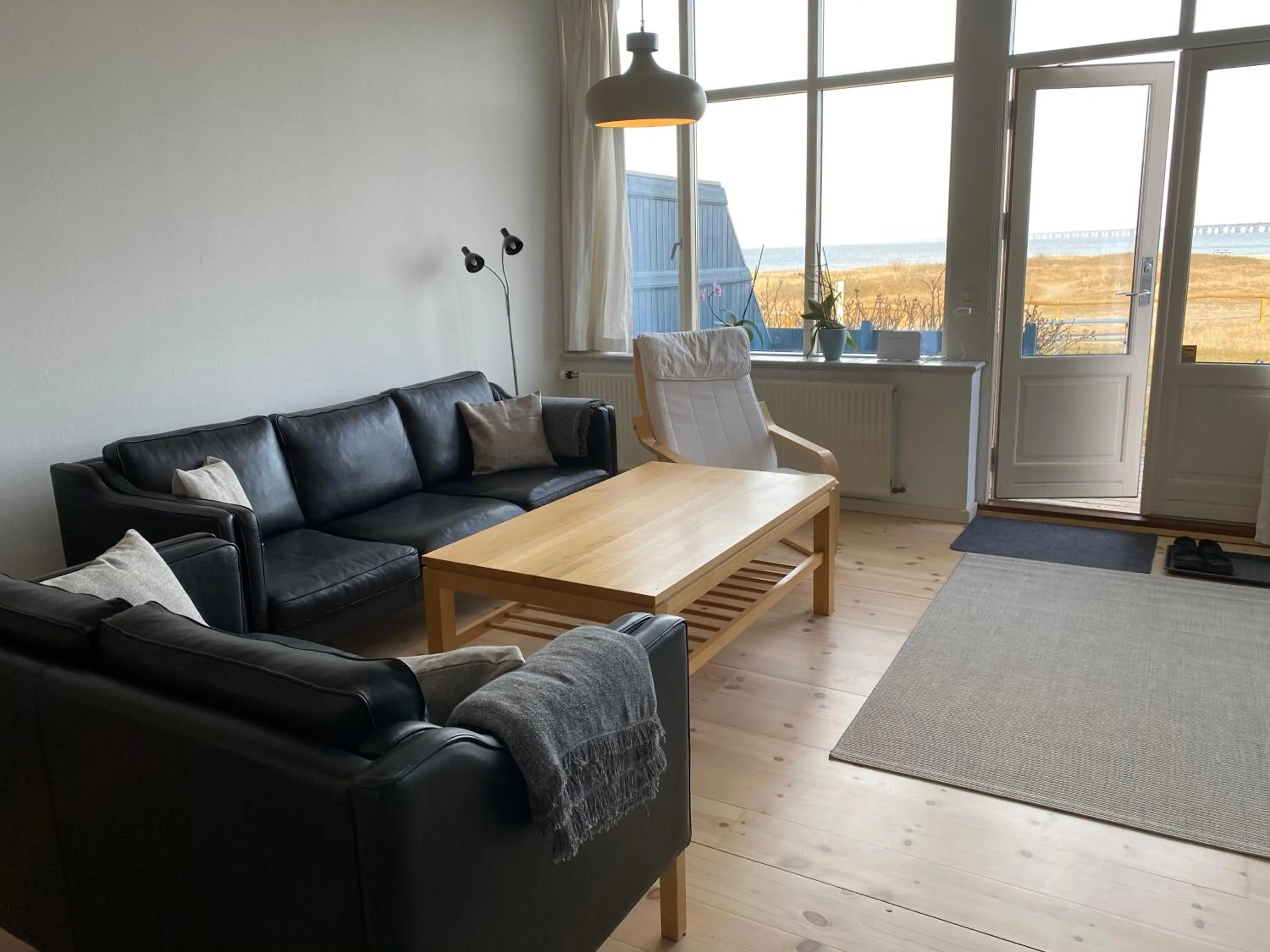 Living room in Skærven Beachfront Apartments and Cottage