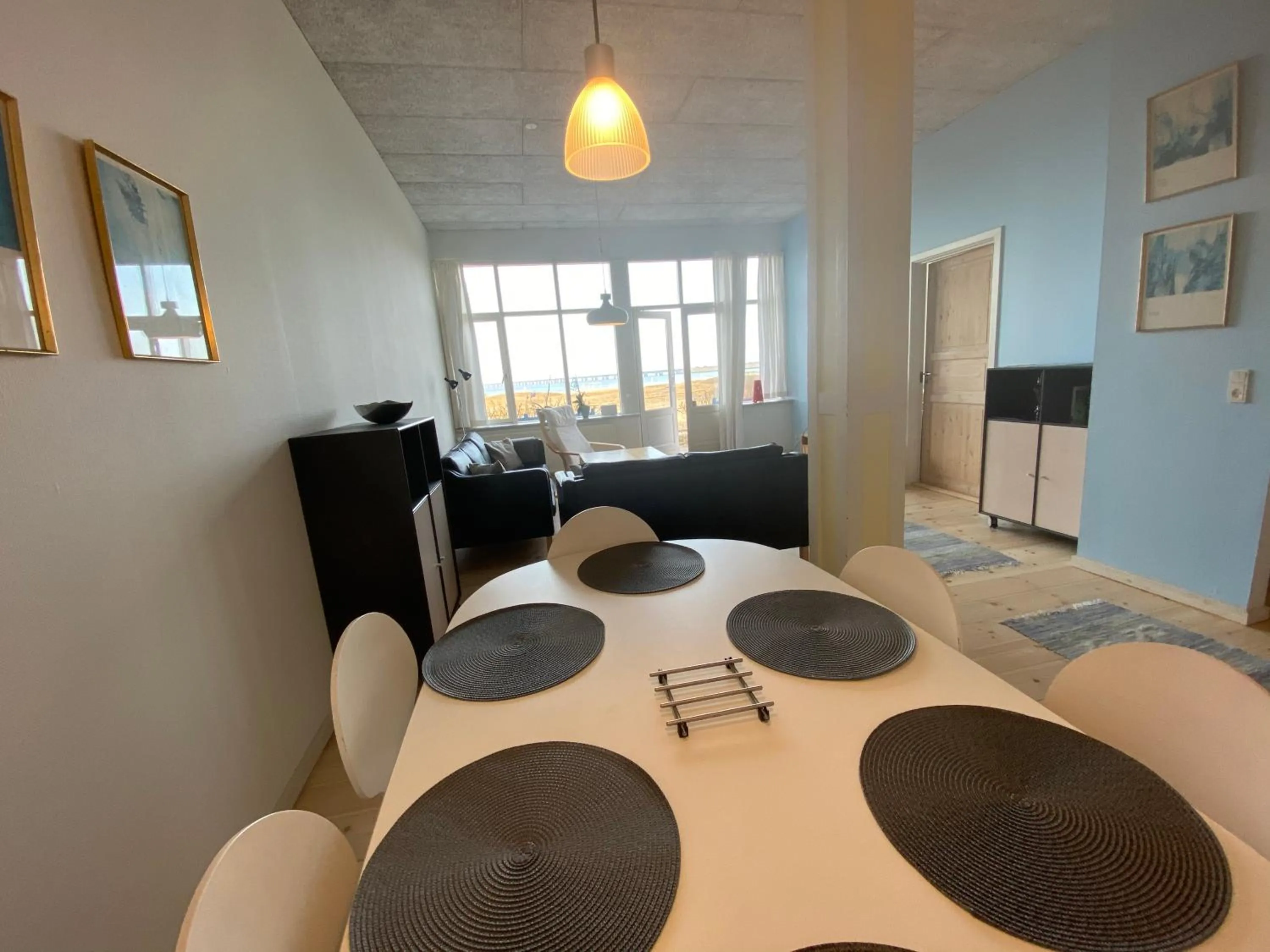 Living room in Skærven Beachfront Apartments and Cottage