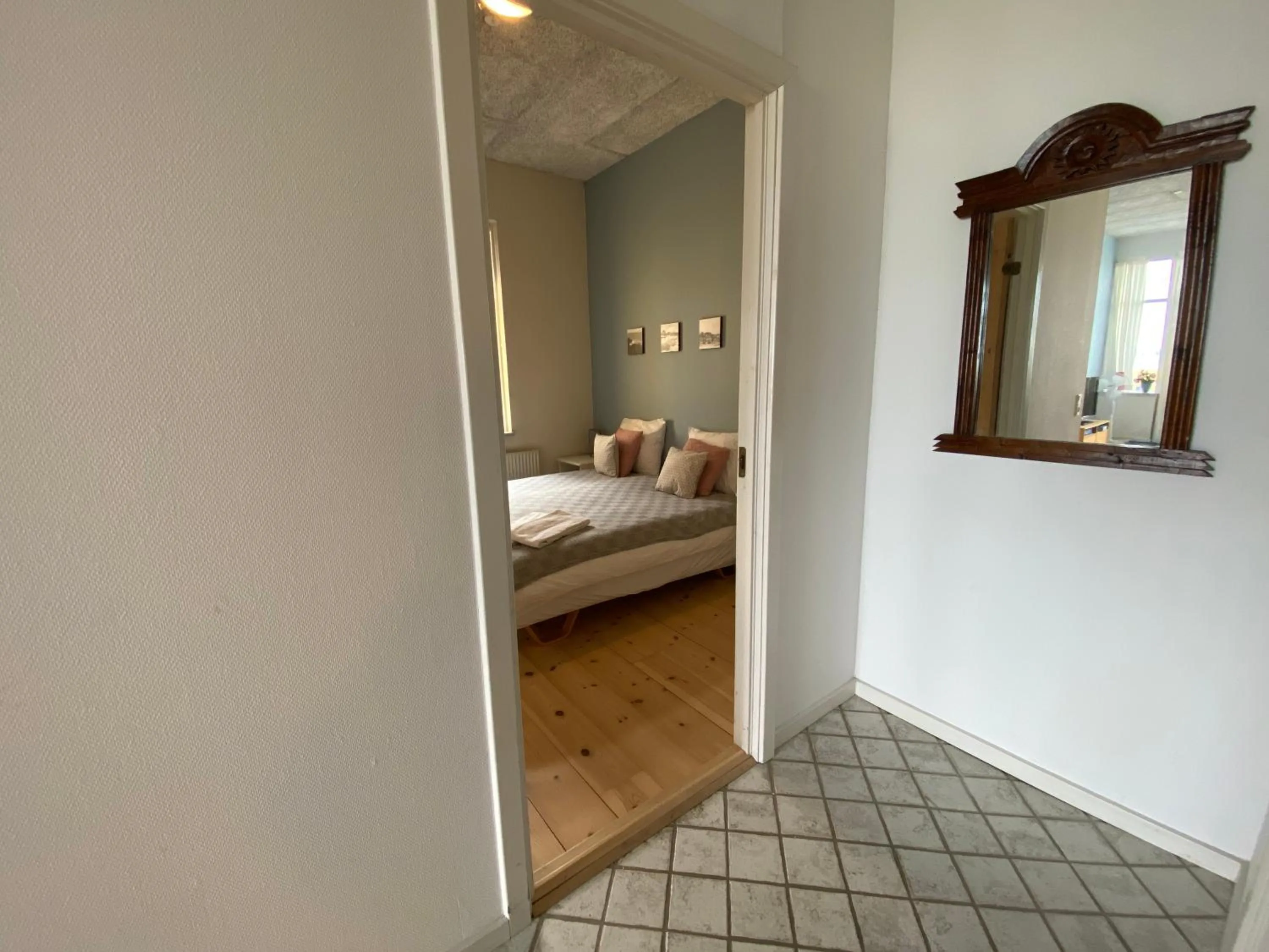 Bed in Skærven Beachfront Apartments and Cottage