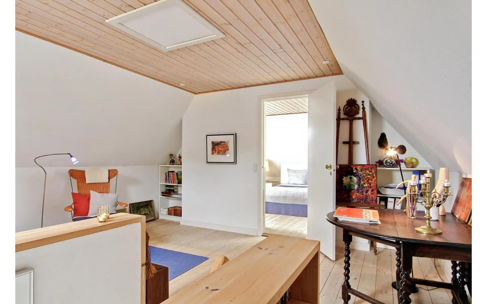 Living room in Skærven Beachfront Apartments and Cottage