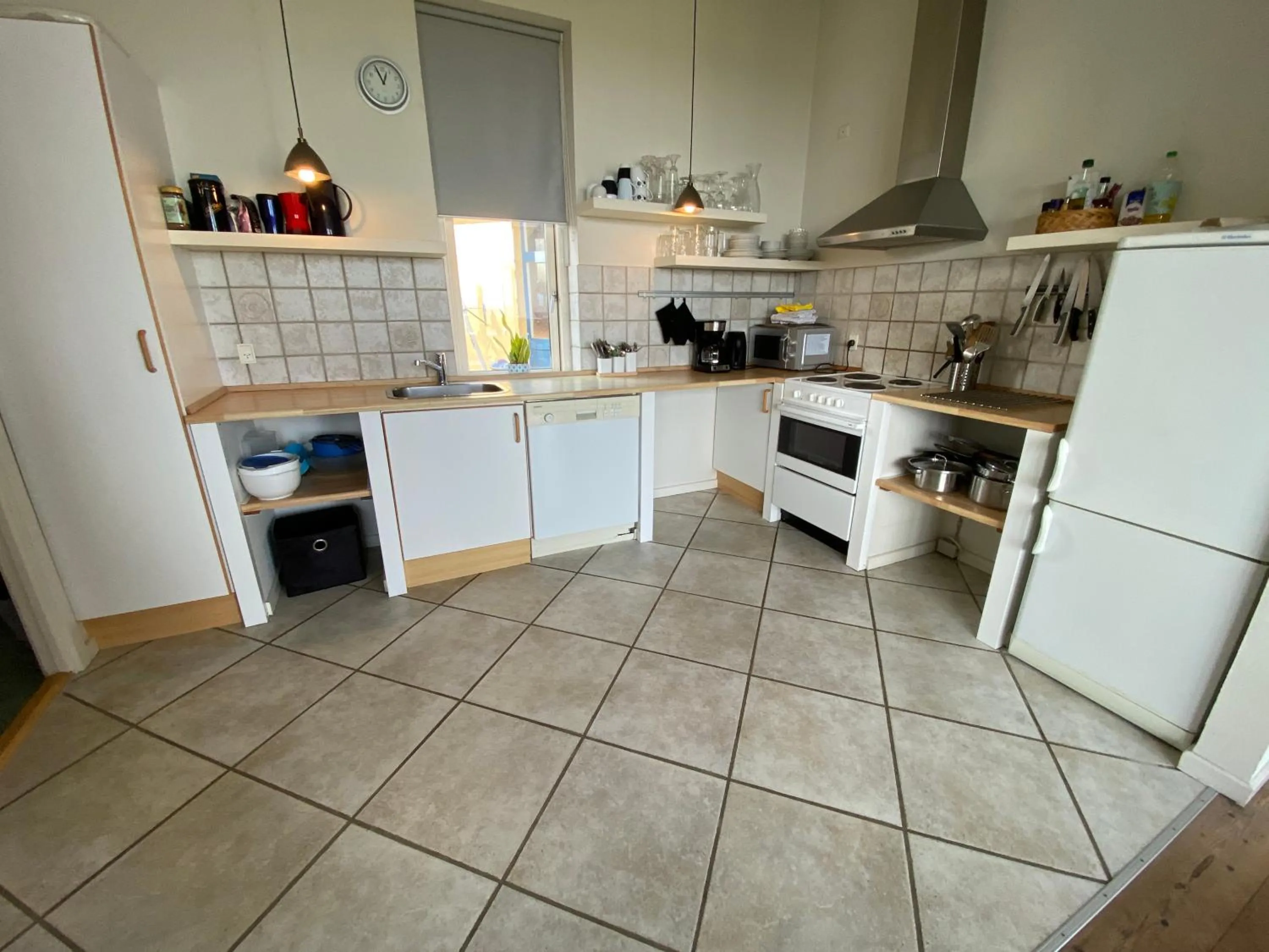 kitchen in Skærven Beachfront Apartments and Cottage
