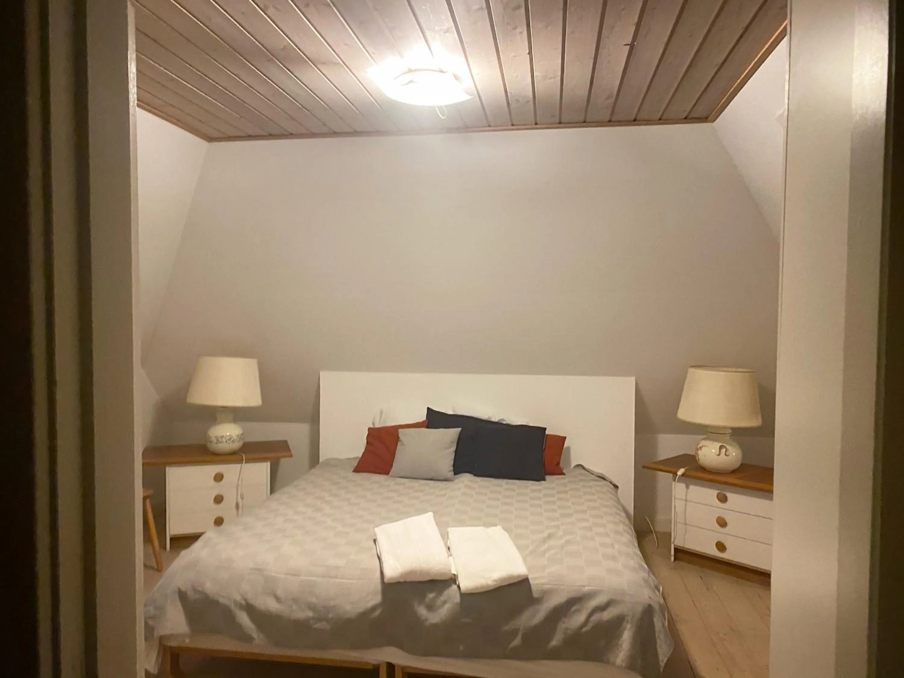 Bed in Skærven Beachfront Apartments and Cottage