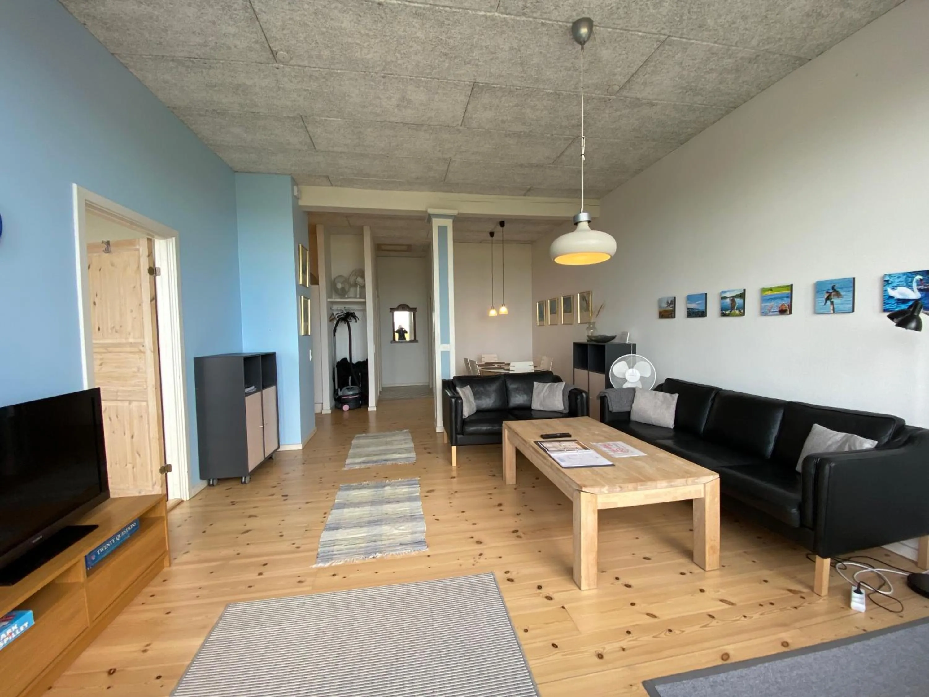 Living room in Skærven Beachfront Apartments and Cottage