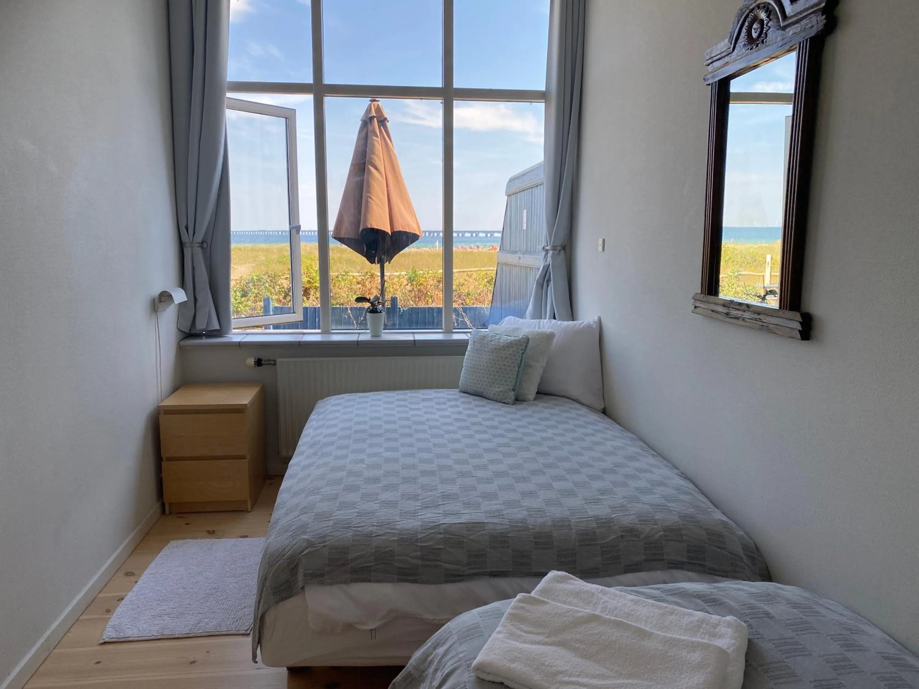 Bed in Skærven Beachfront Apartments and Cottage