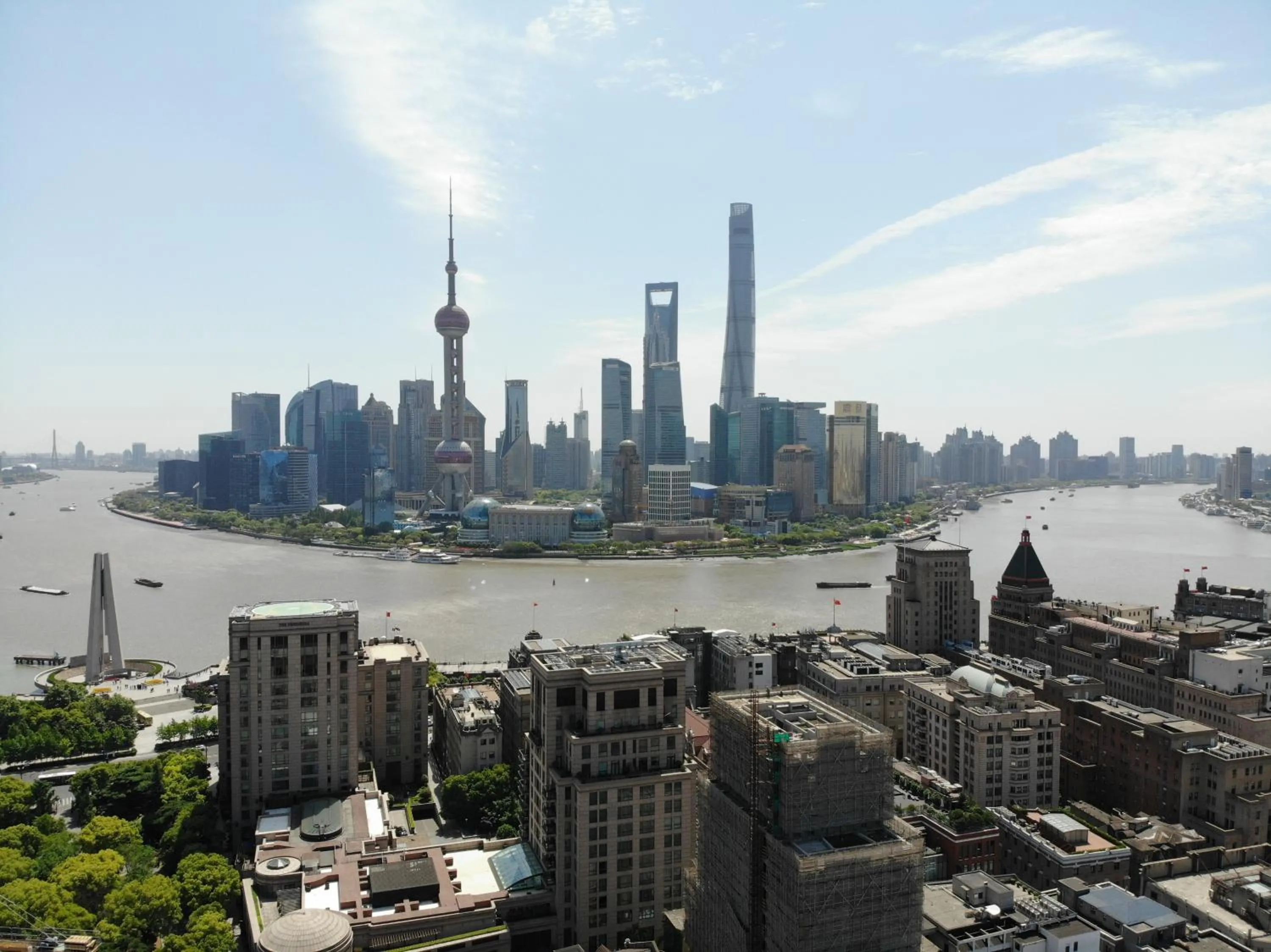 City view in Ji Hotel (Shanghai The Bund Sichuan Middle Road)
