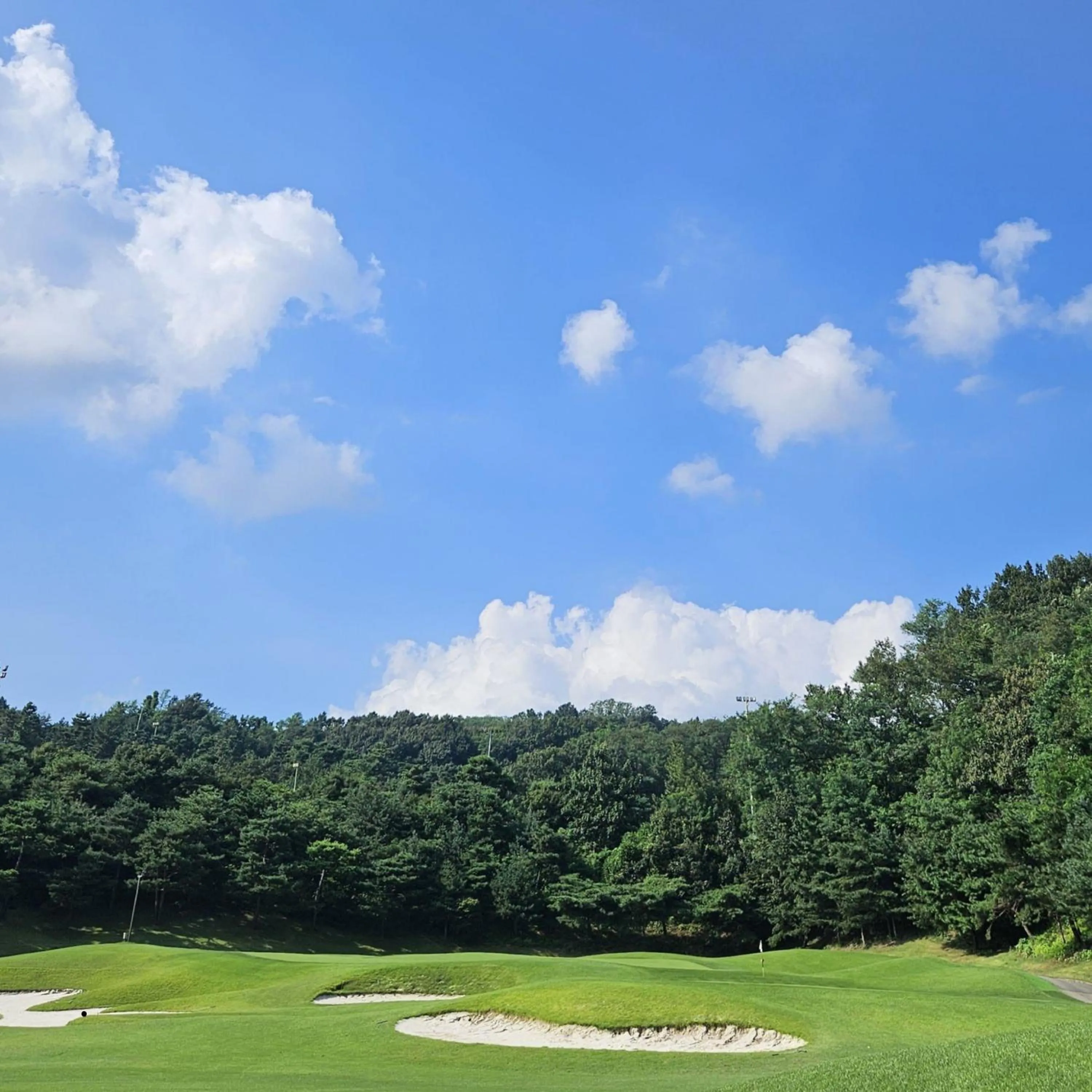 Golfcourse in Ocean The Point Hotel Busan