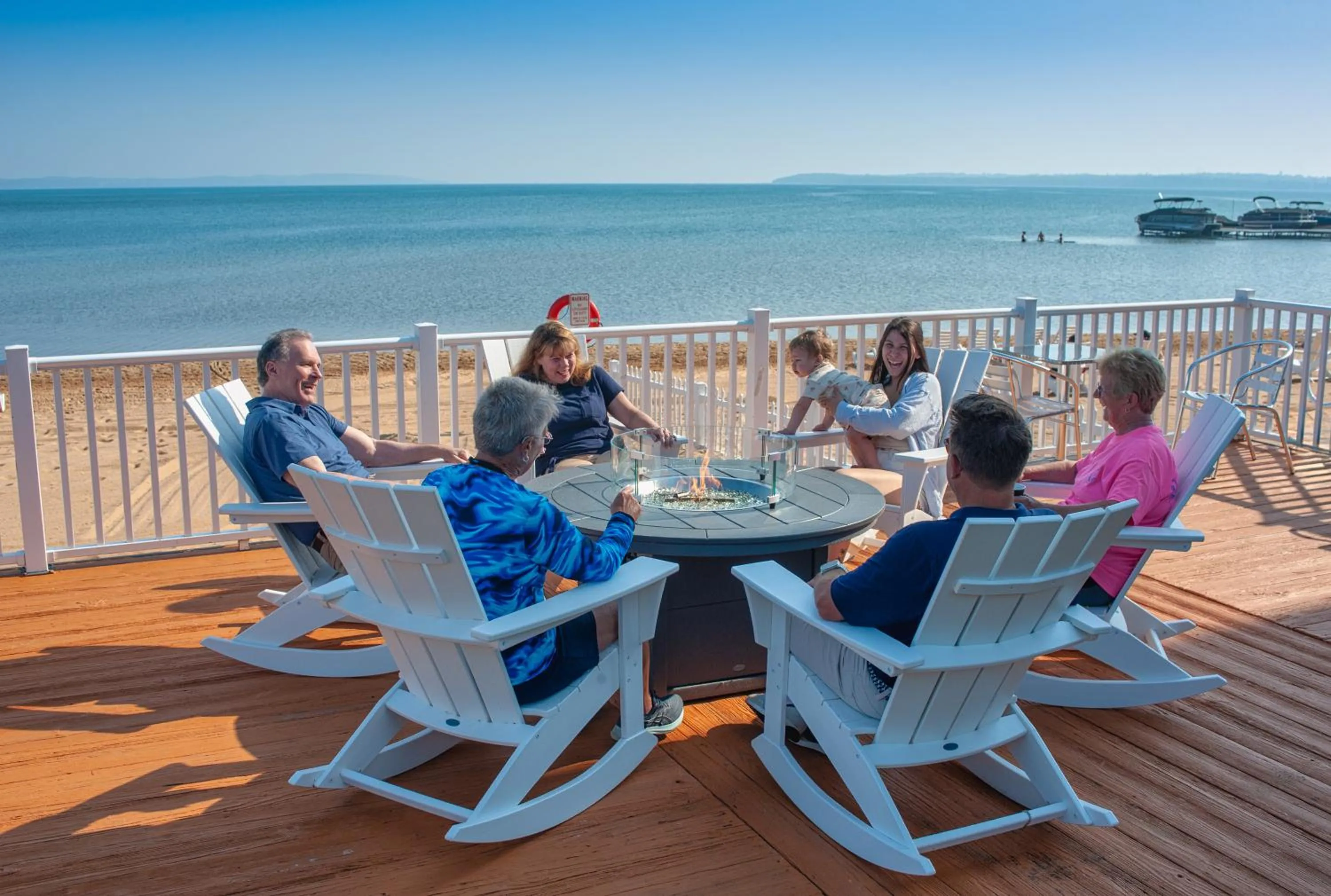 Patio in The Beach Haus - Traverse City