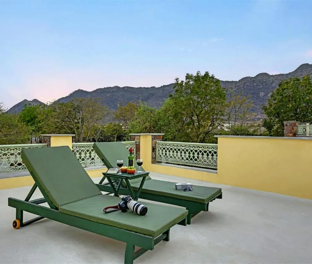 Lounge or bar in Vatsalya Vihar - A Luxury Pool Villas Resort