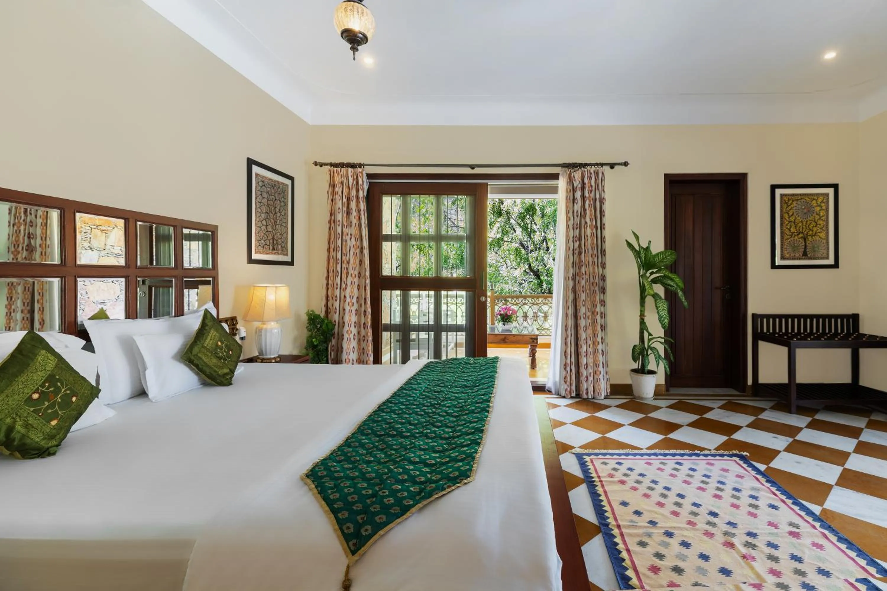 Bedroom, Bed in Vatsalya Vihar - A Luxury Pool Villas Resort