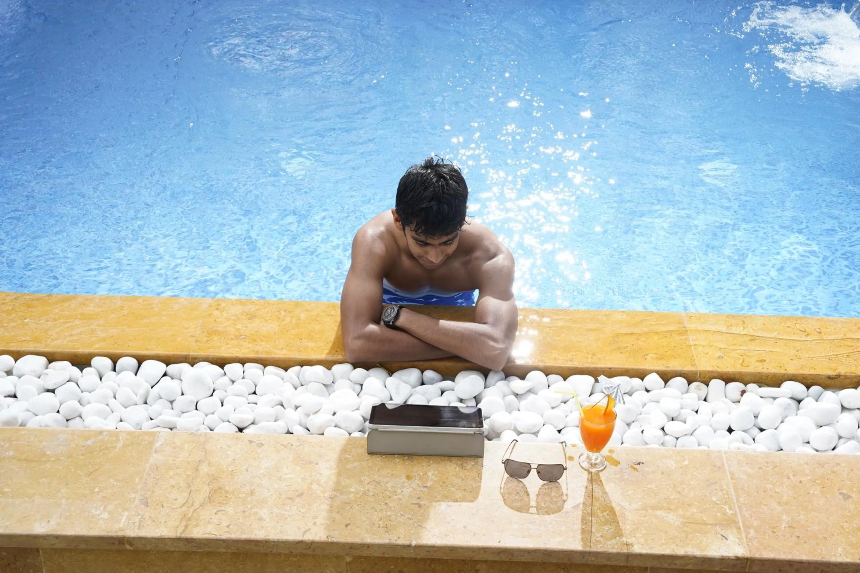 Swimming pool in Vatsalya Vihar - A Luxury Pool Villas Resort