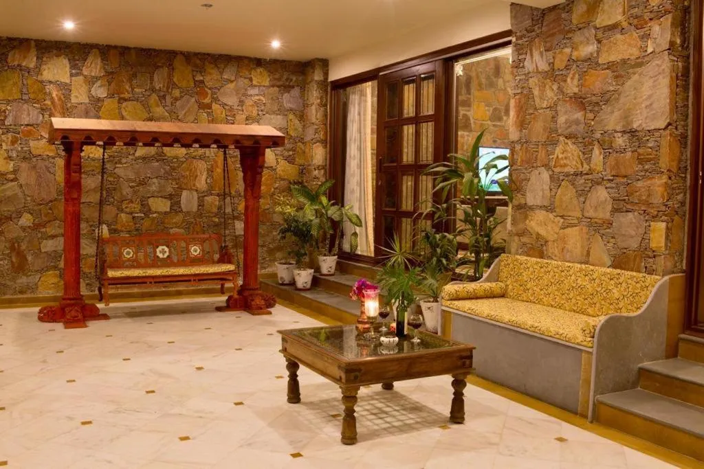 Seating area in Vatsalya Vihar - A Luxury Pool Villas Resort