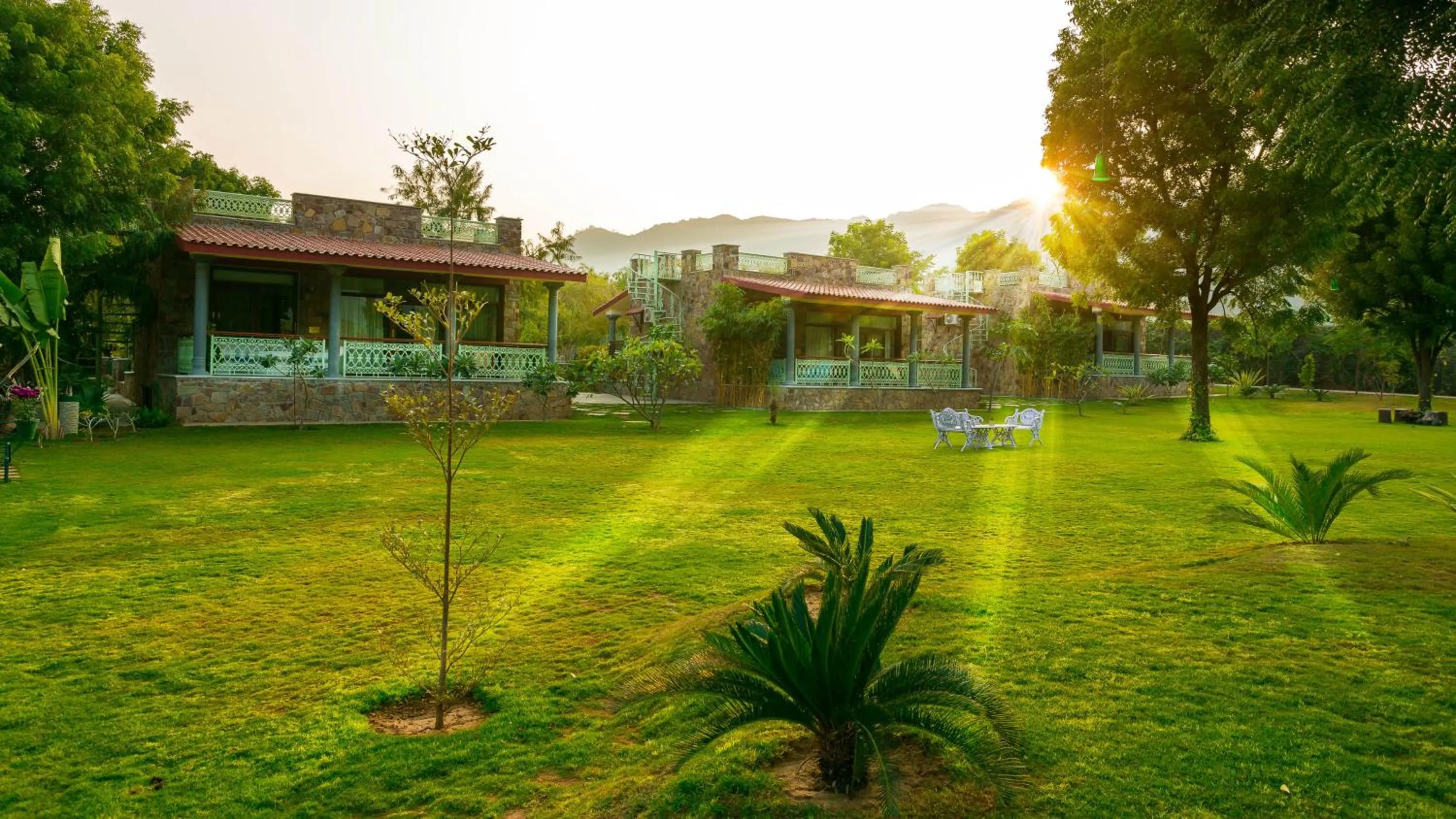Garden in Vatsalya Vihar - A Luxury Pool Villas Resort