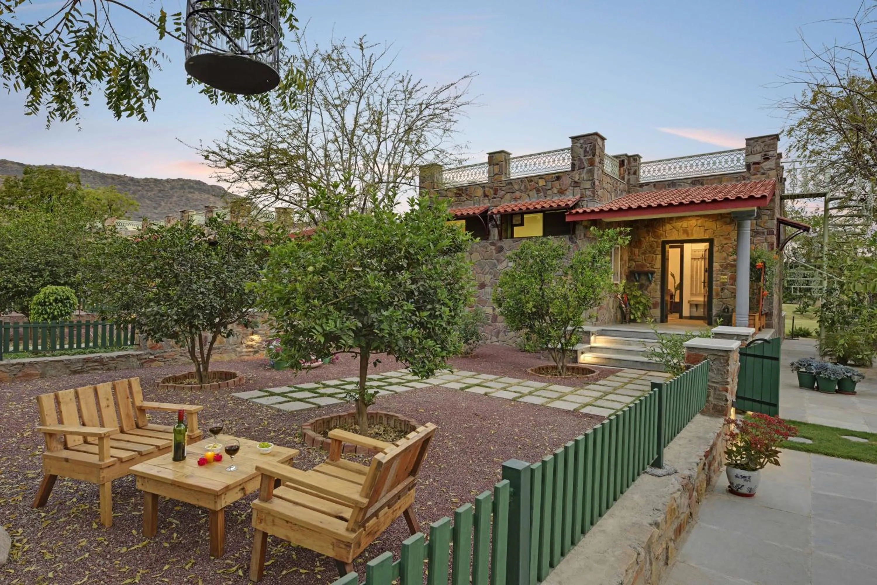 Garden in Vatsalya Vihar - A Luxury Pool Villas Resort