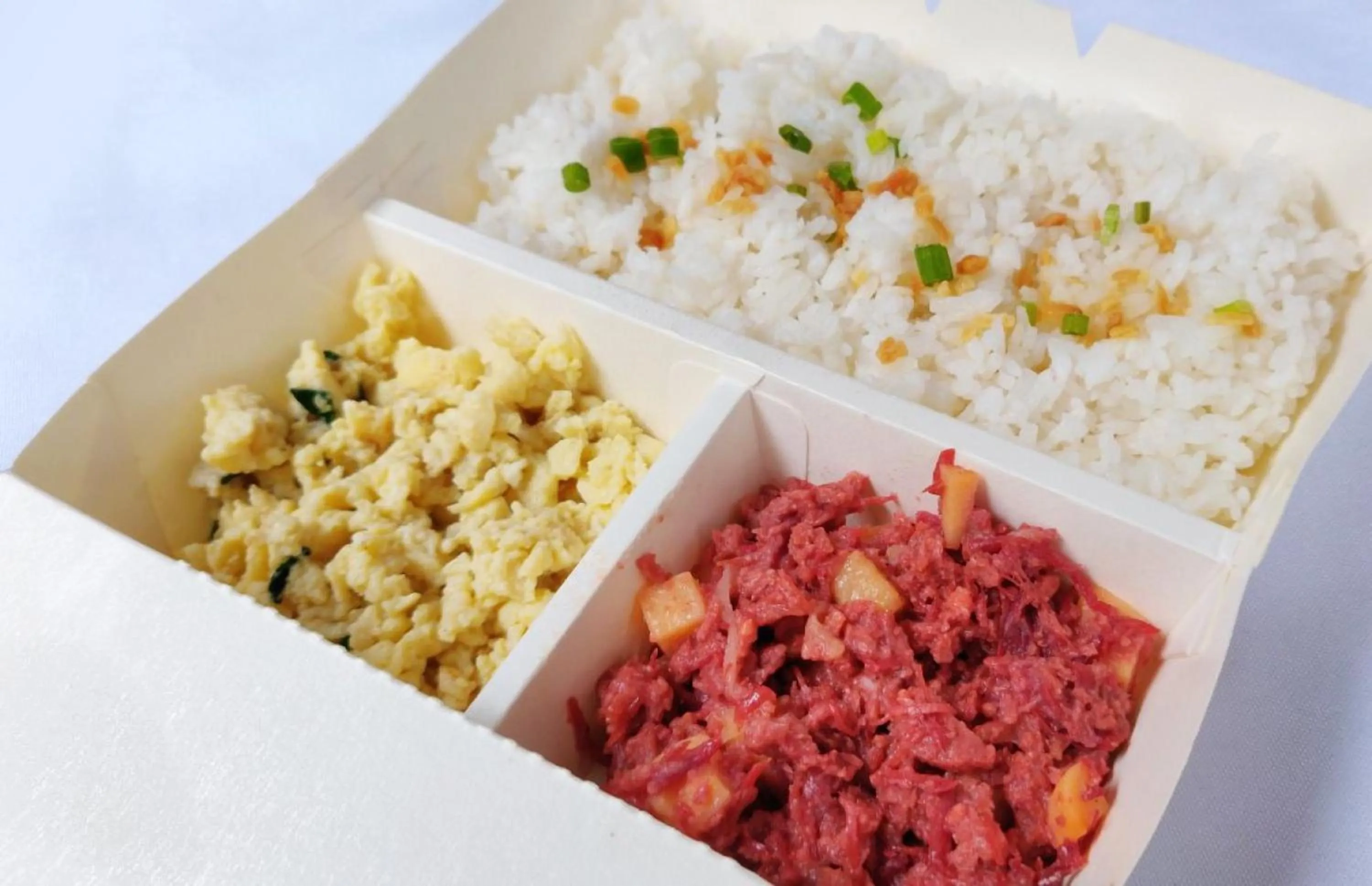 Asian breakfast, Food in RedDoorz near Osmeña Hway2 - Quarantine Hotel