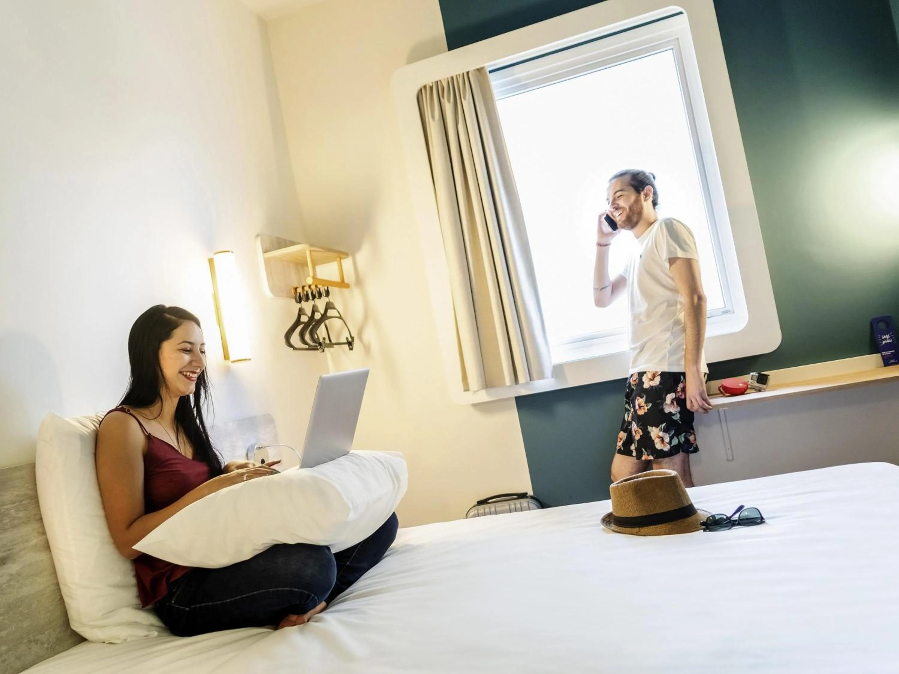 Bedroom, Bed in ibis budget Sao Caetano