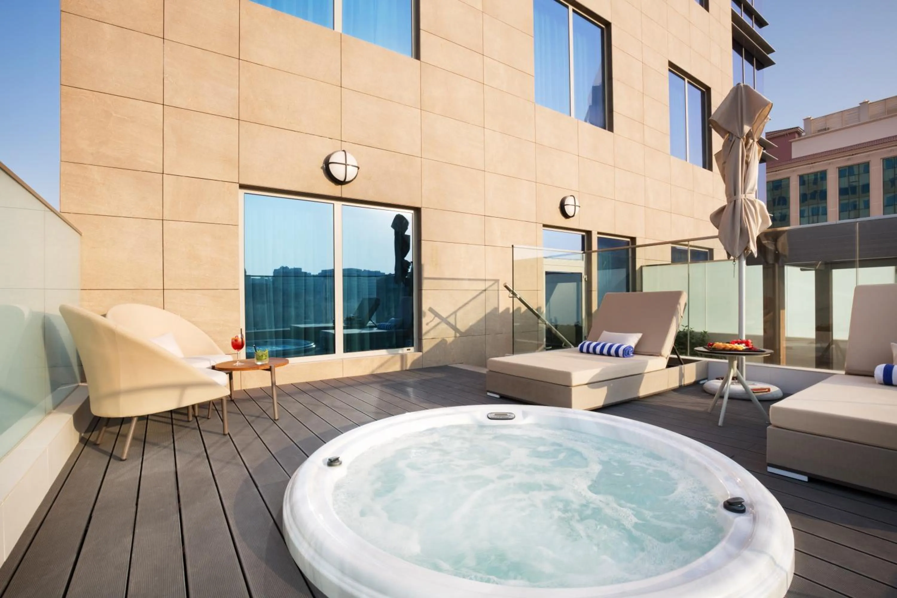 Balcony/Terrace in Novotel Bur Dubai - Healthcare City