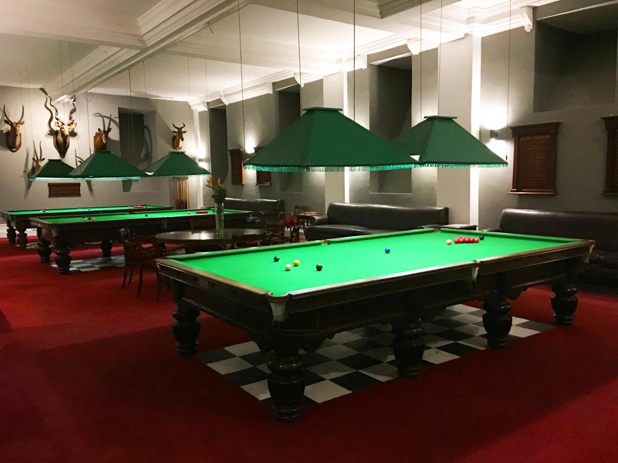 Billiard in Rand Club Suites