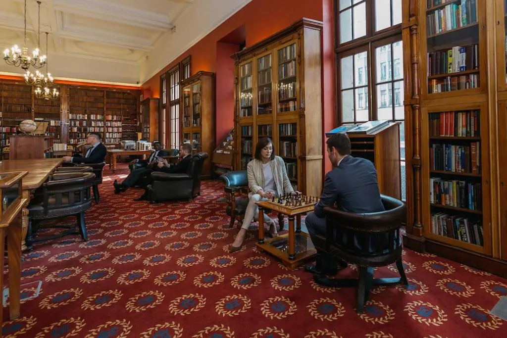 People in Rand Club Suites