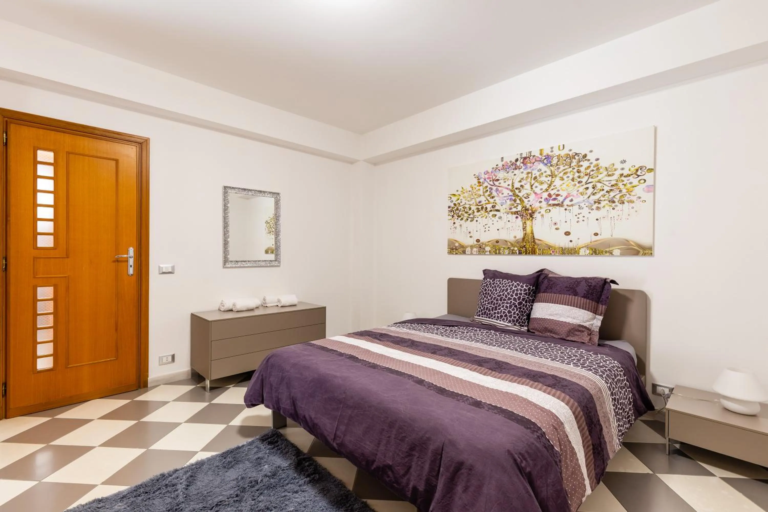 Bed in Residenza del Duca - Casteldaccia 2 camere