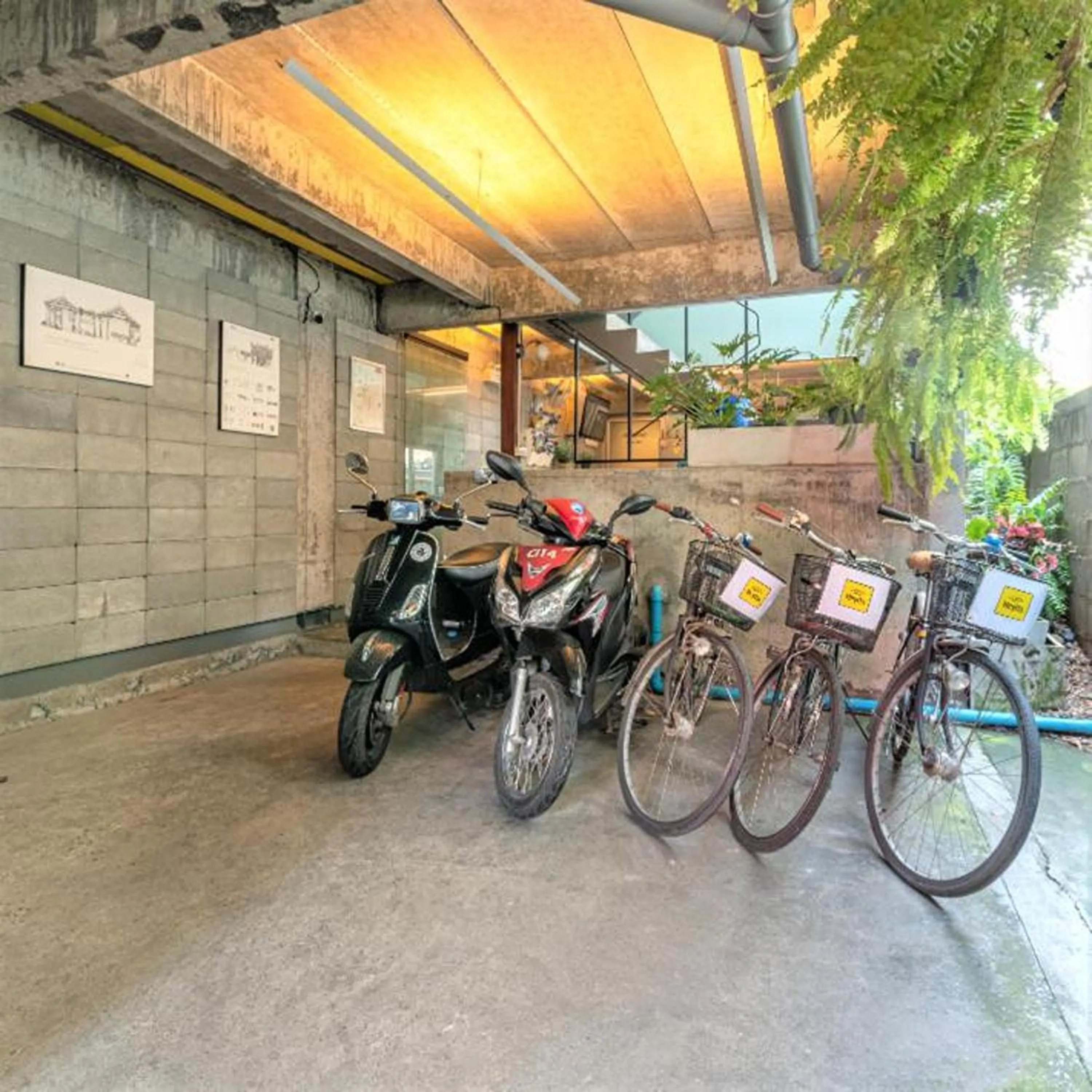 Parking in HeyHa House ChiangMai