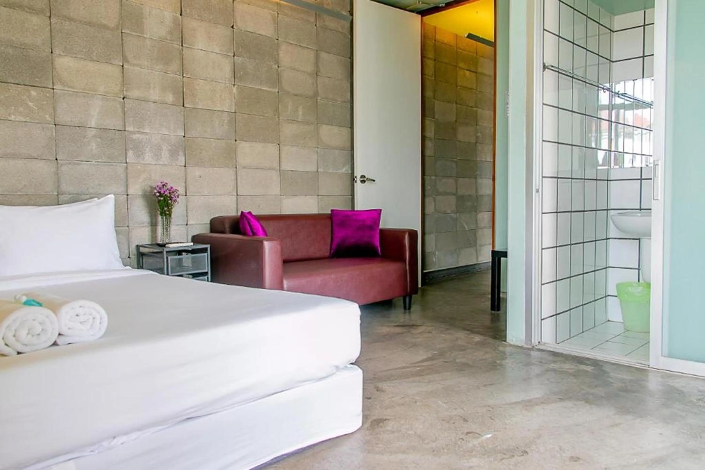 Bed in HeyHa House ChiangMai