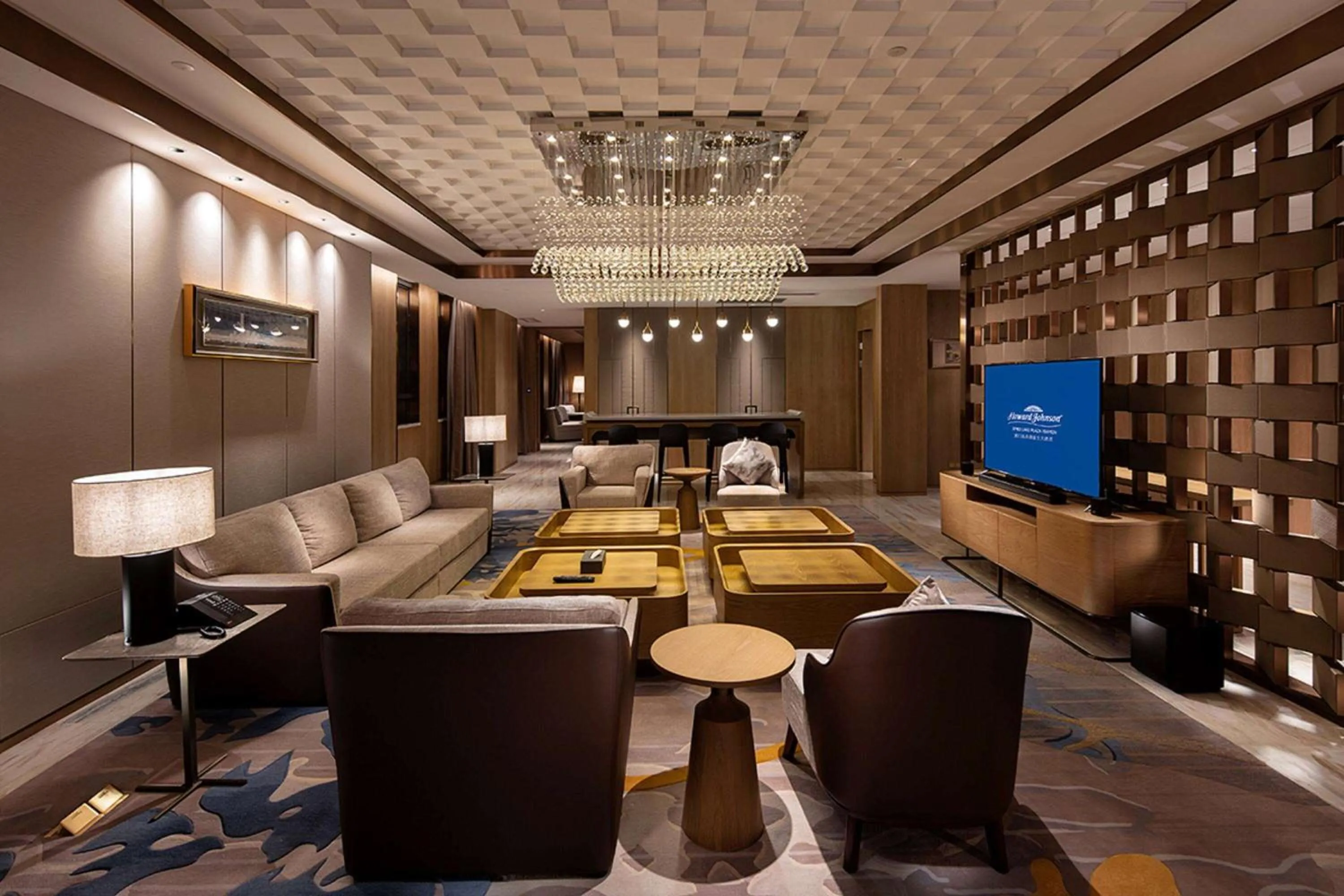 Bed in Howard Johnson by Wyndham Jimei Lake Plaza Xiamen