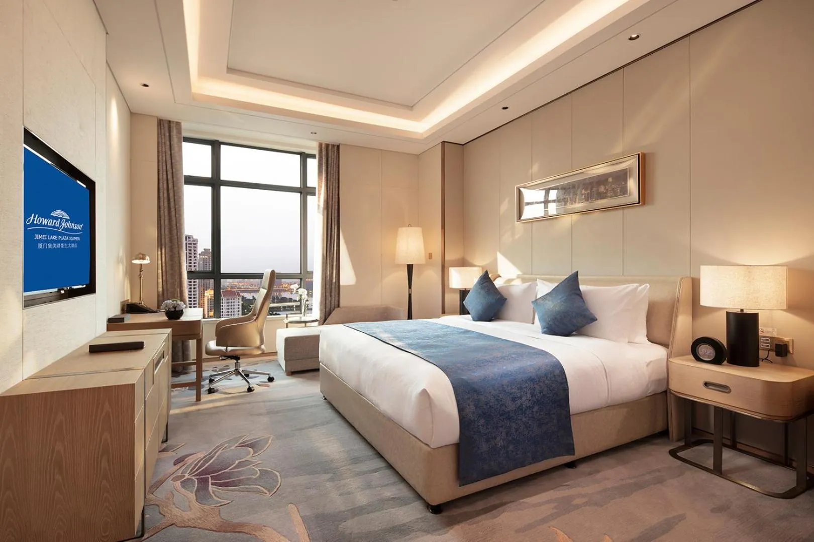 Photo of the whole room, Bed in Howard Johnson by Wyndham Jimei Lake Plaza Xiamen