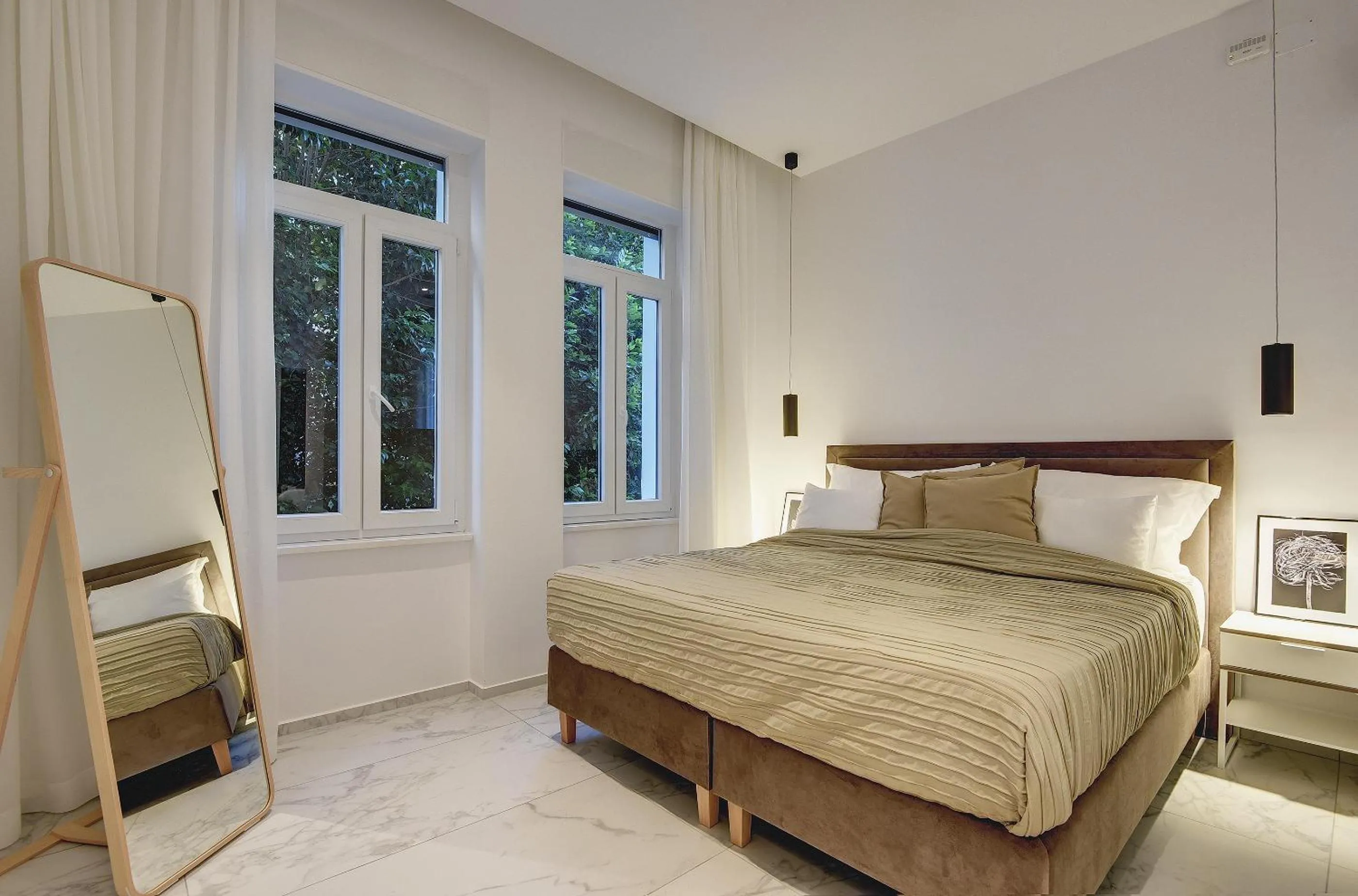 Bed in Lifestyle Apartments