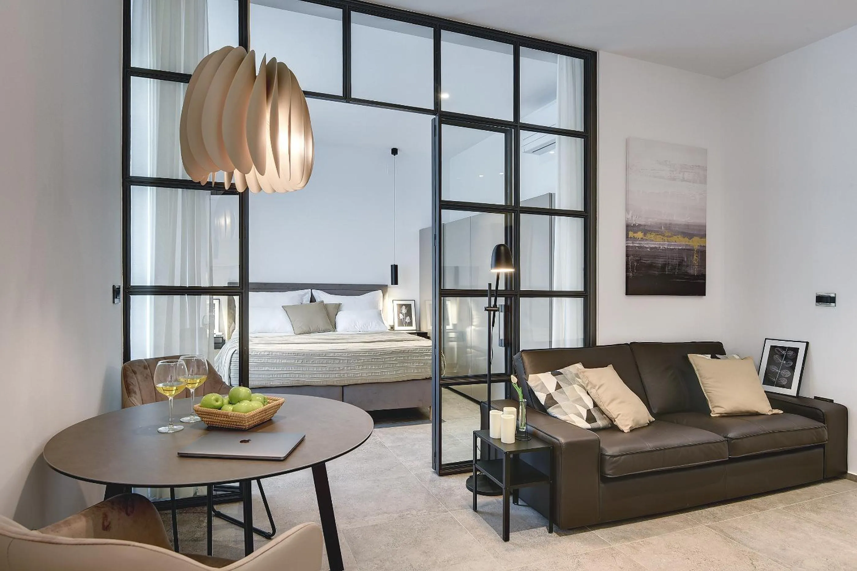 Bed in Lifestyle Apartments
