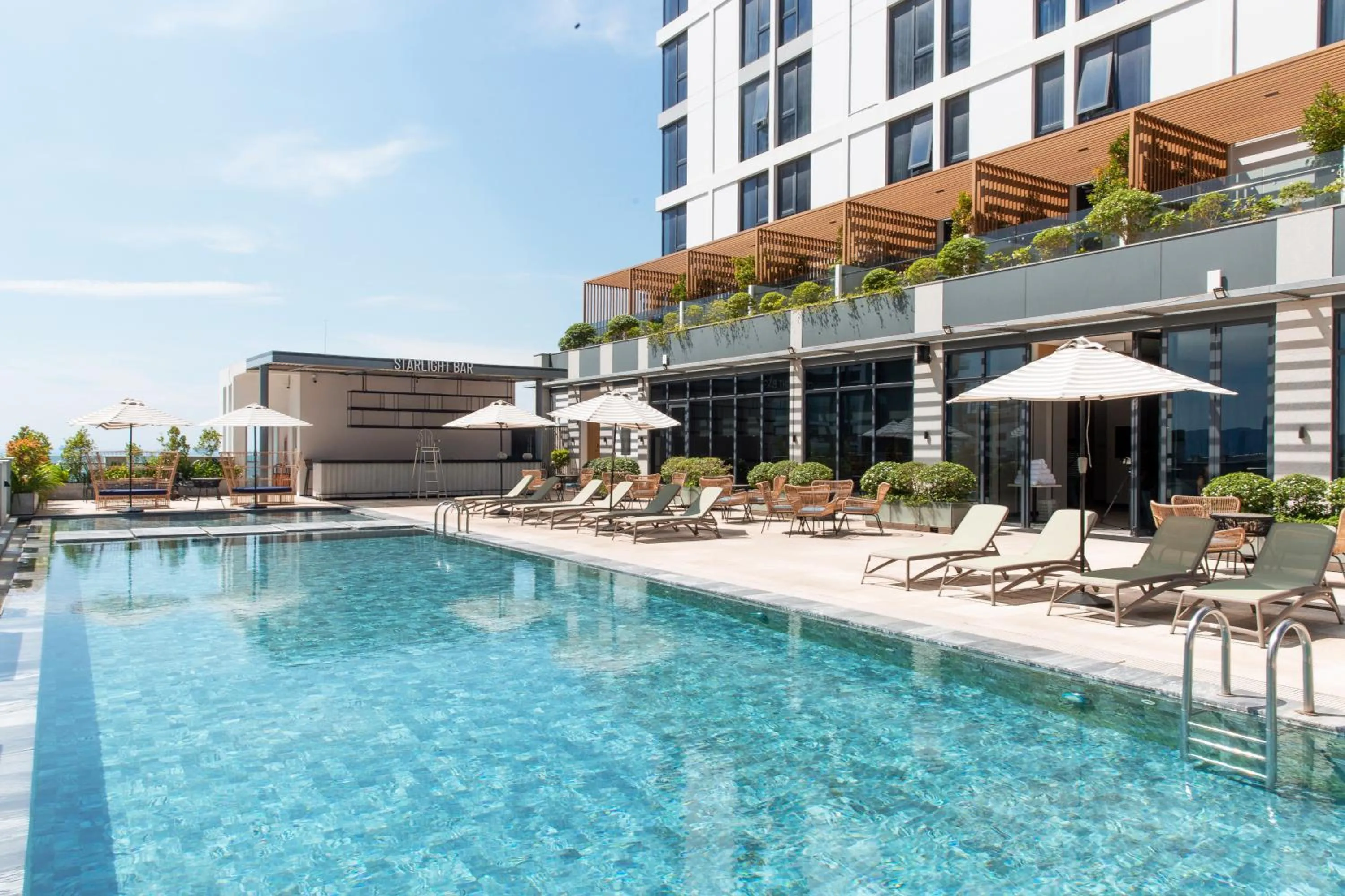 Swimming pool in Anya Beach Hotel Quy Nhon