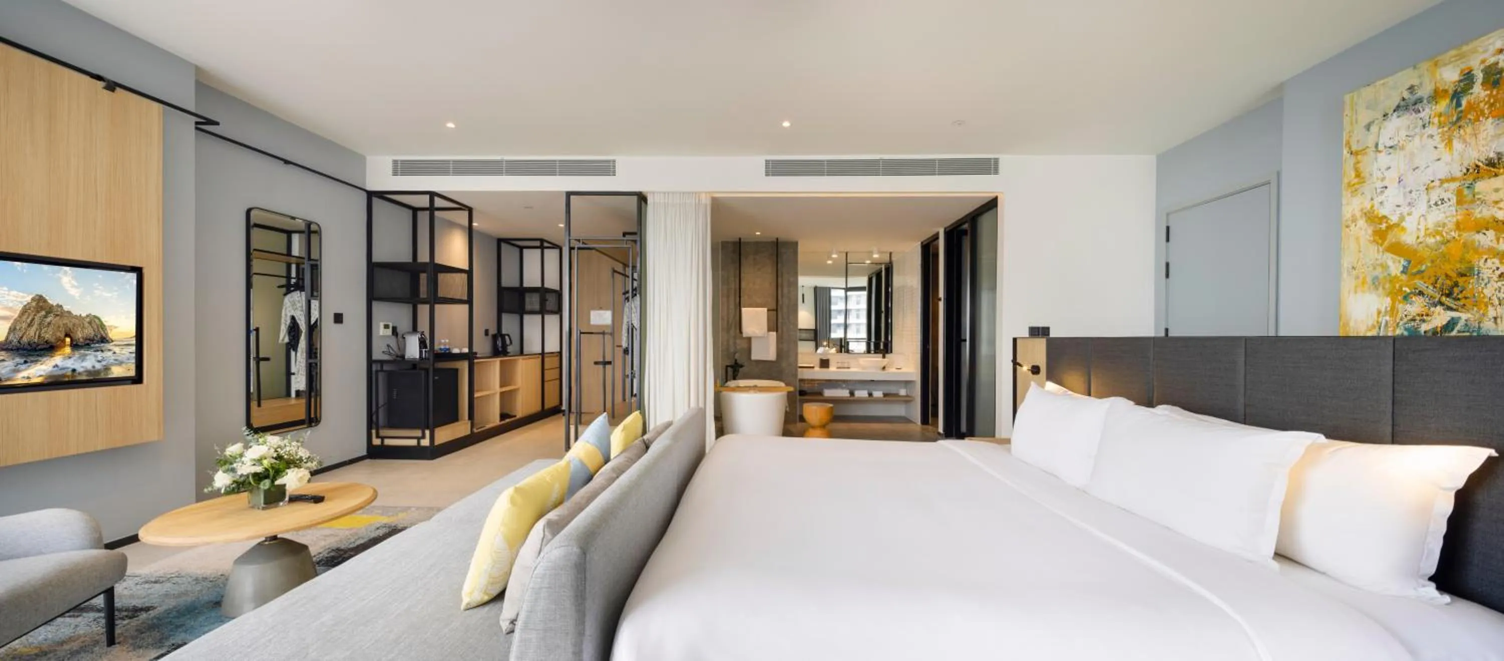 Bedroom, Bed in Anya Beach Hotel Quy Nhon