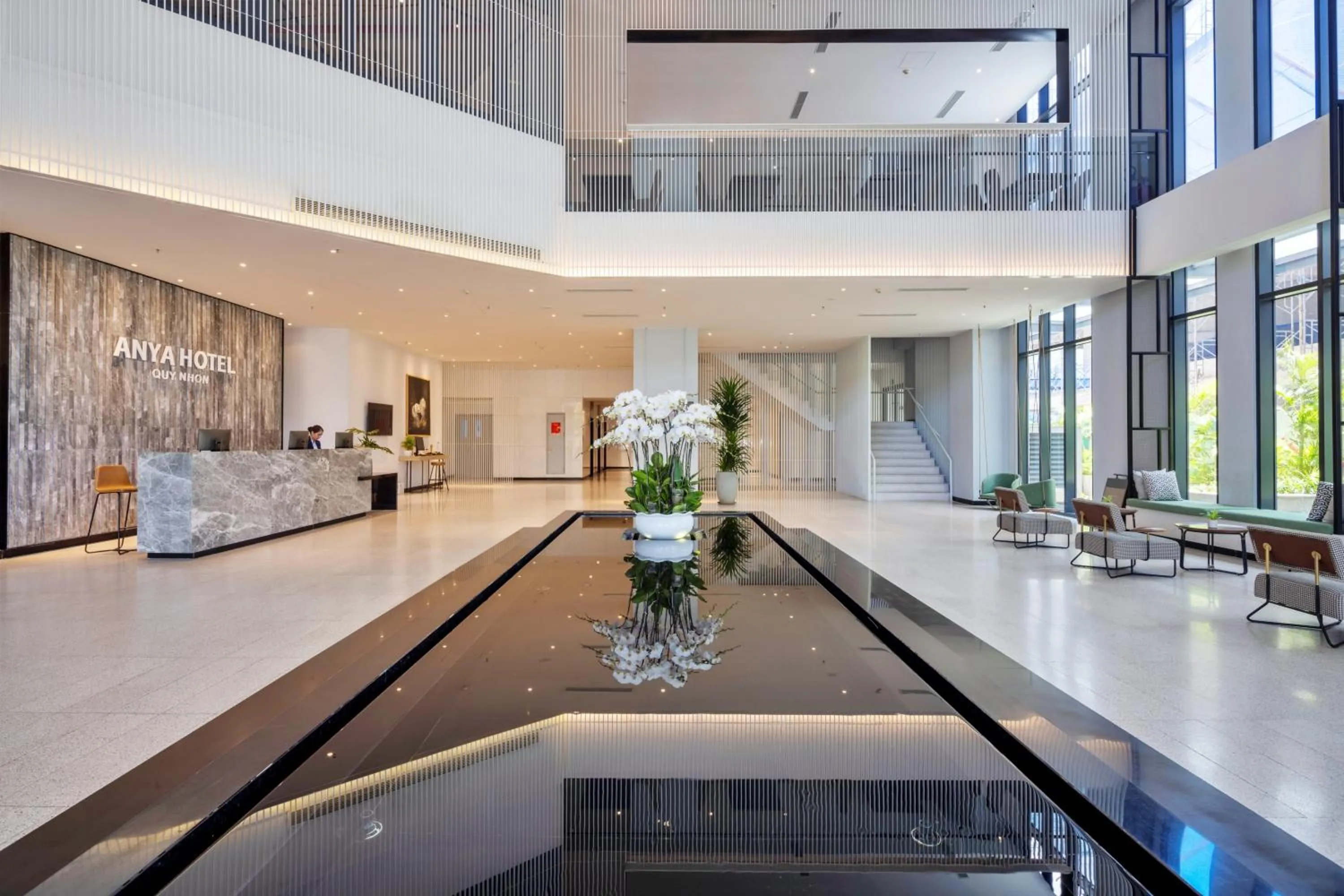 Lobby or reception in Anya Beach Hotel Quy Nhon