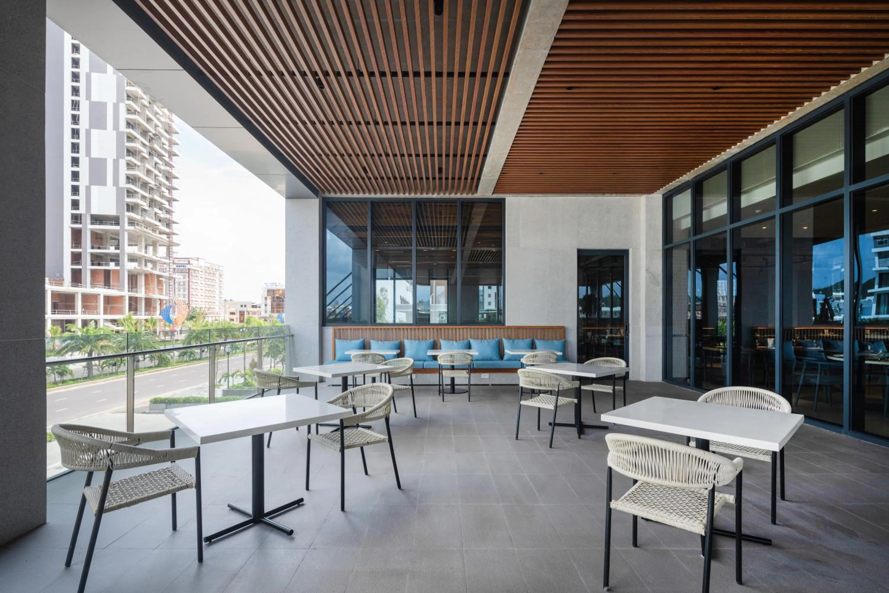 Balcony/Terrace in Anya Beach Hotel Quy Nhon