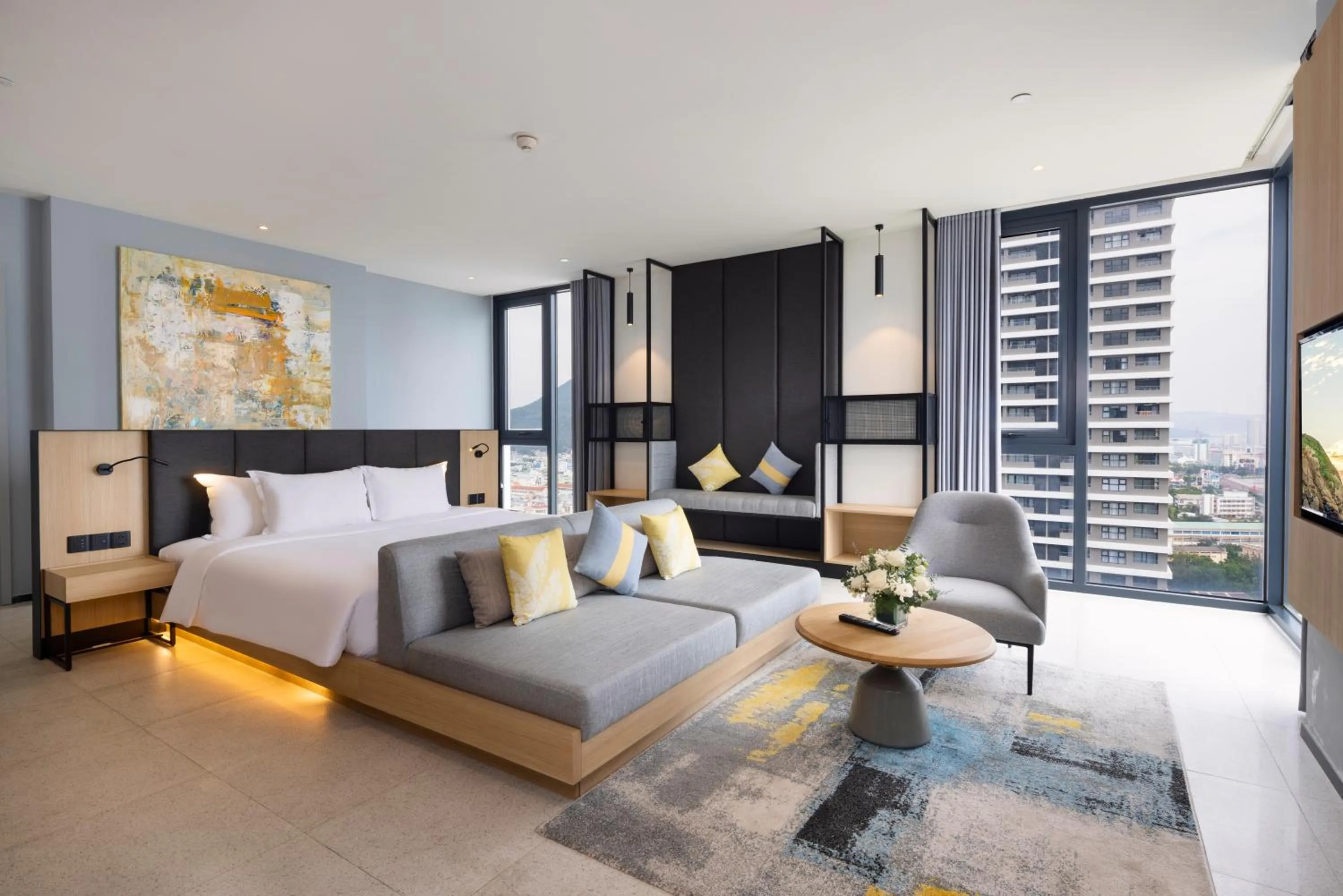 Bedroom, Bed in Anya Beach Hotel Quy Nhon