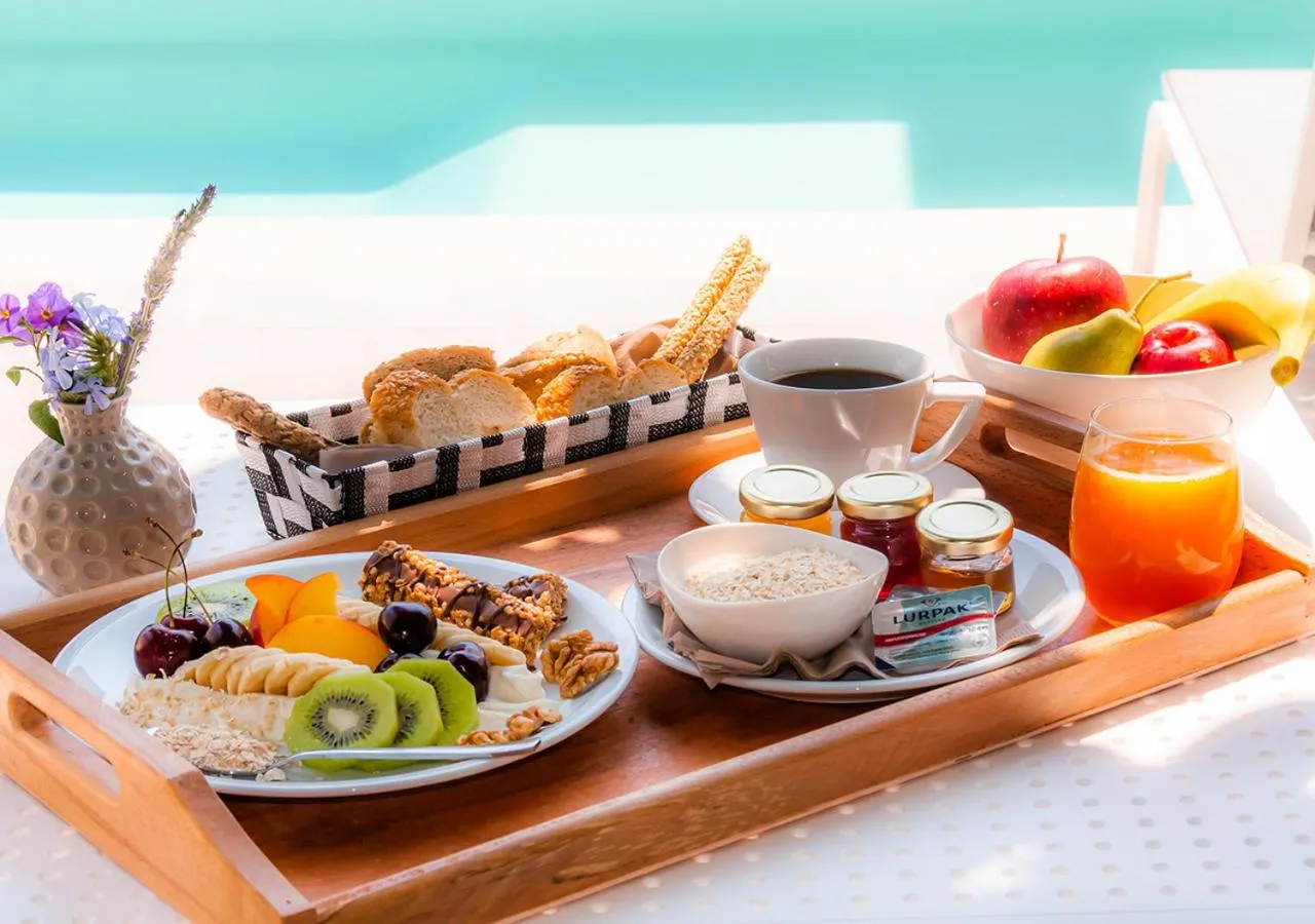 Garden view in Epavli Boutique Hotel